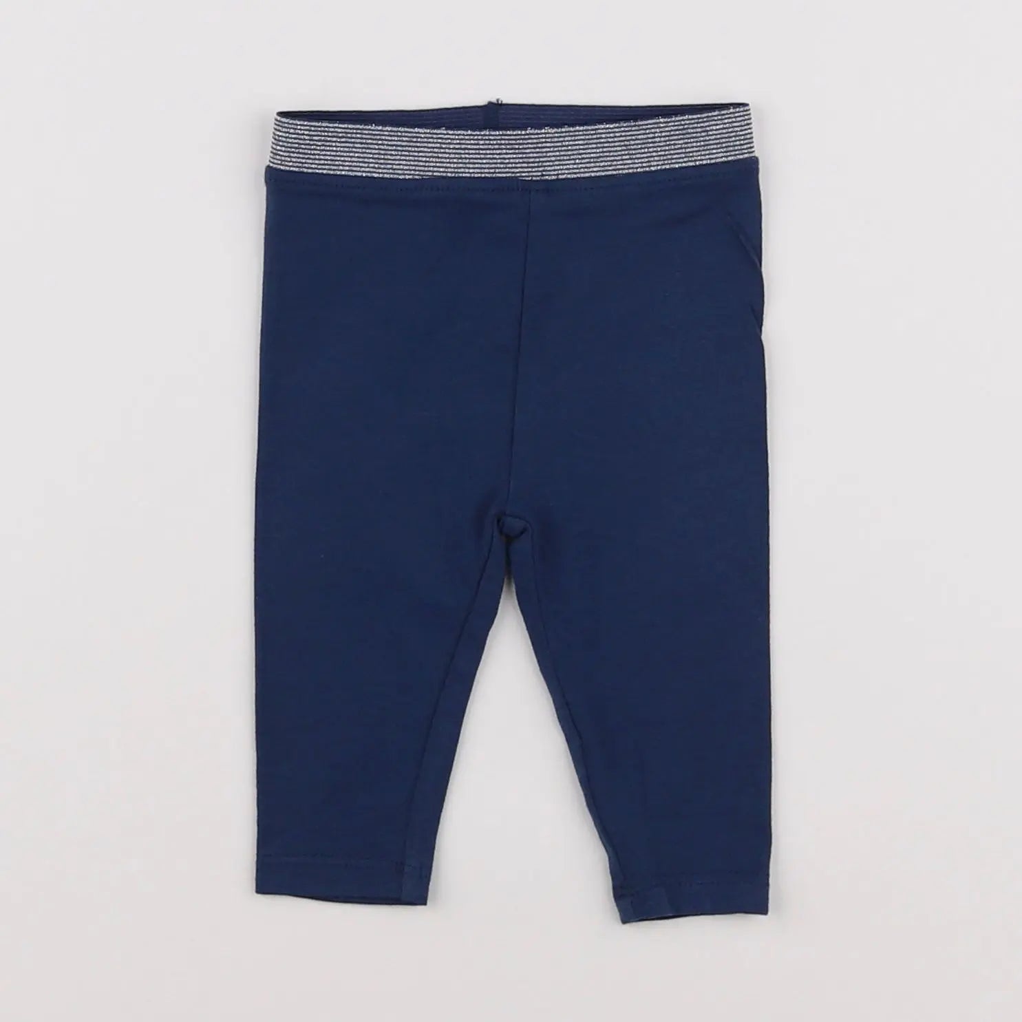 Vertbaudet - legging bleu - 3 mois