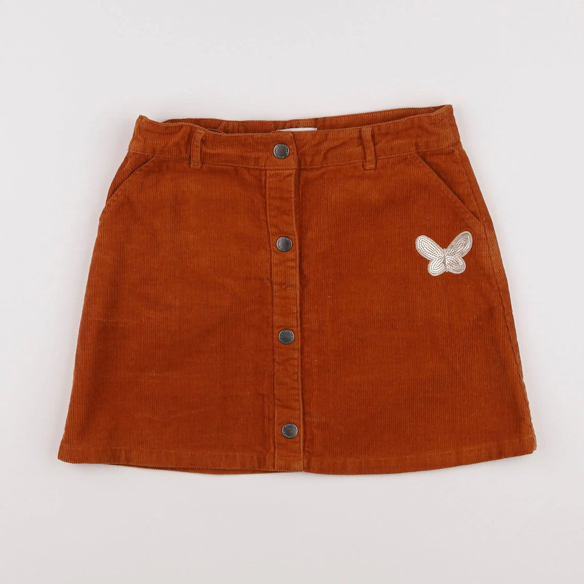 Vertbaudet - jupe orange - 10 ans