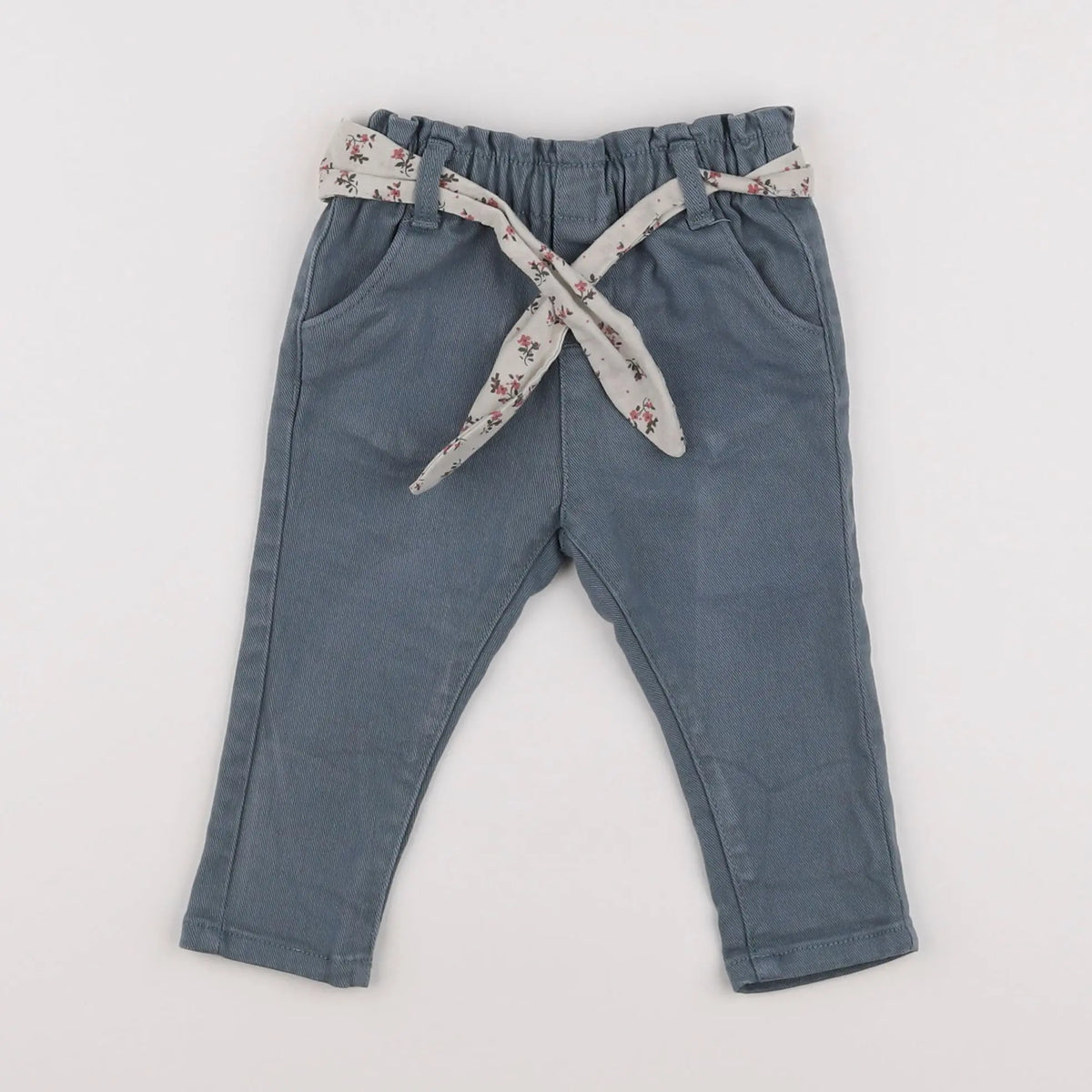 Vertbaudet - jean bleu - 9 mois