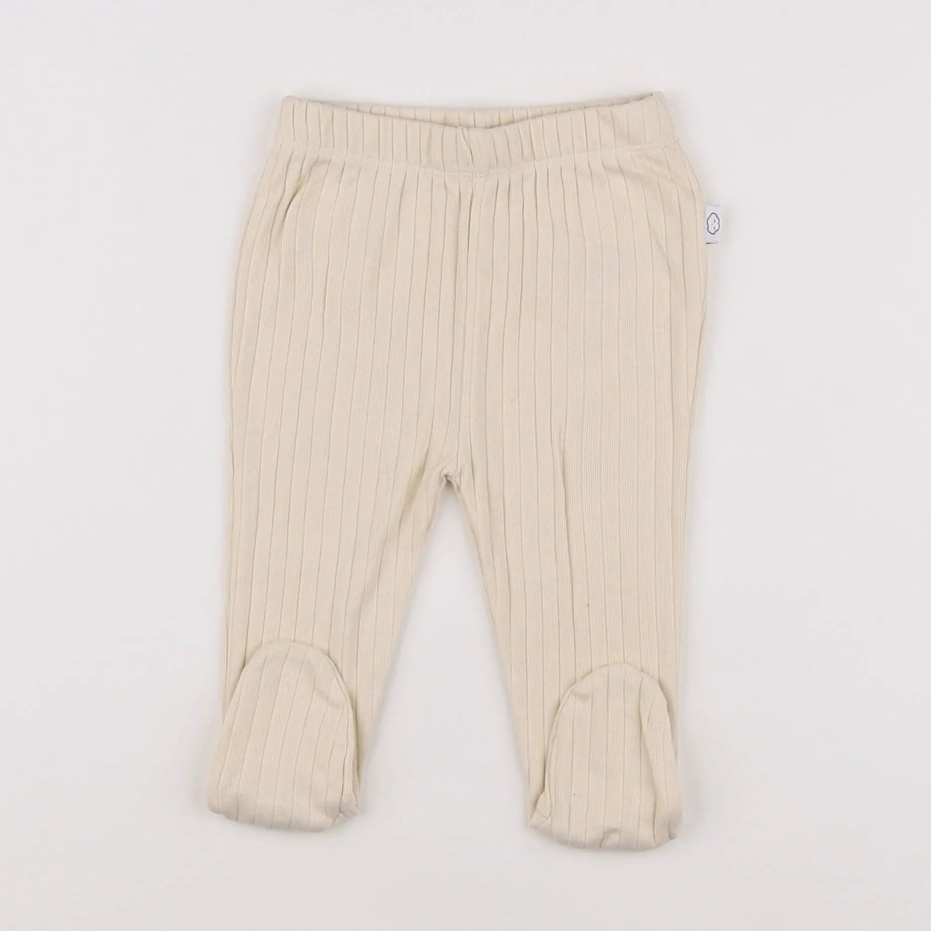 Vertbaudet - legging beige - 9 mois