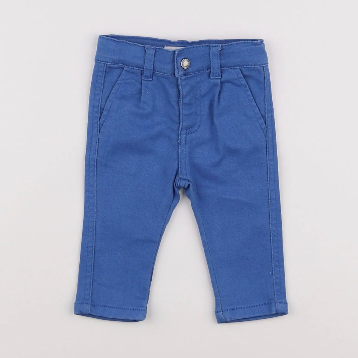Vertbaudet - pantalon bleu - 3 mois