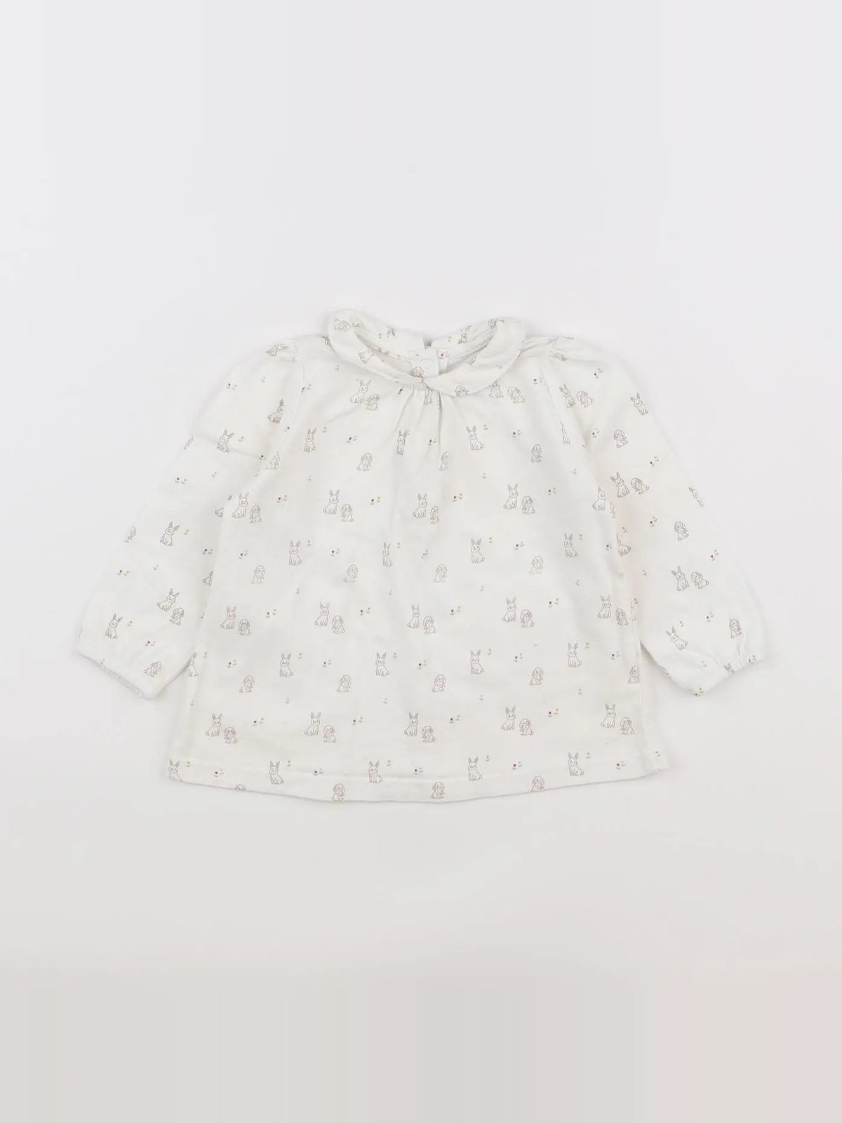 Boutchou - tee-shirt blanc - 9 mois