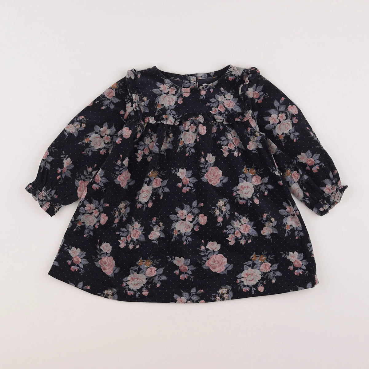 Vertbaudet - robe multicolore - 9 mois