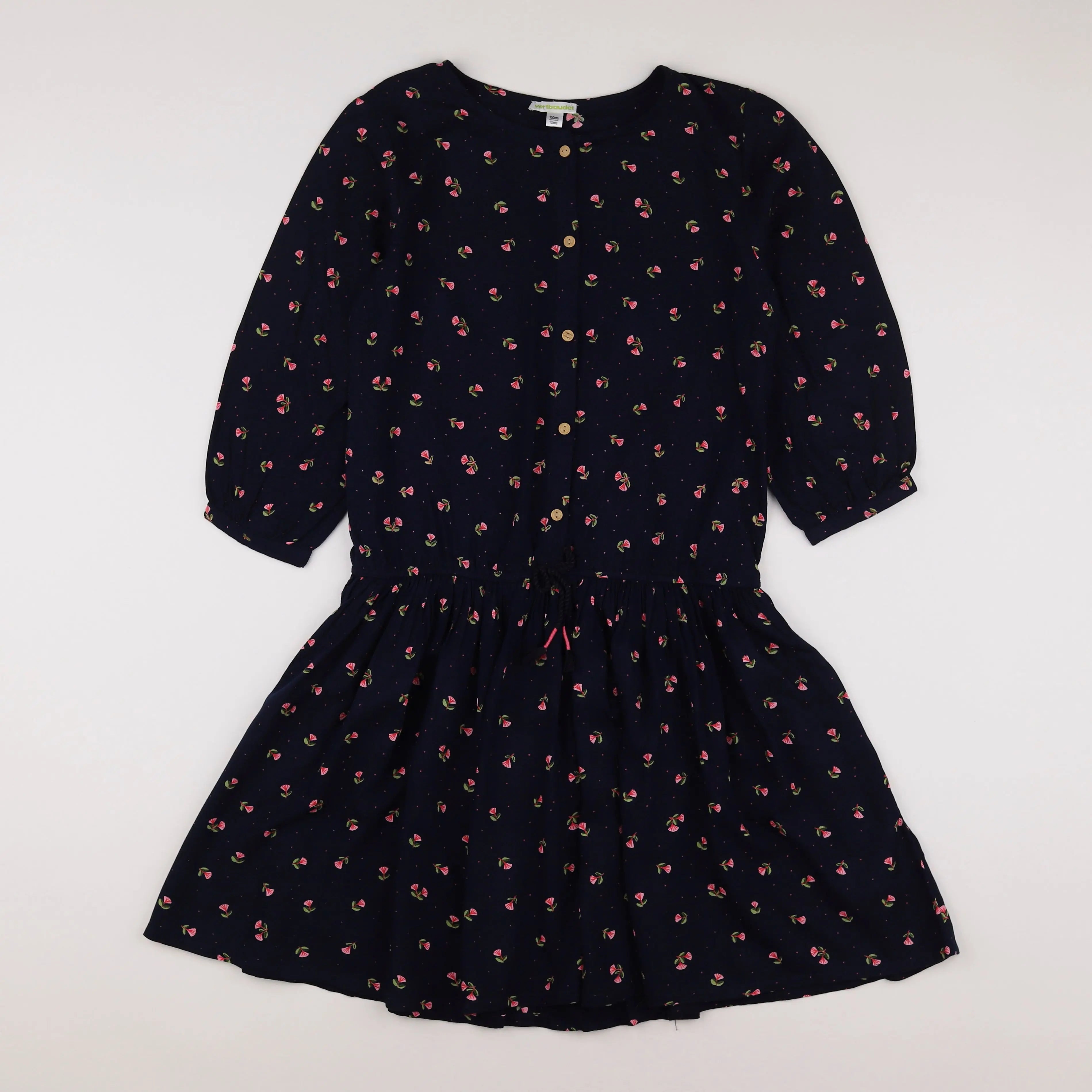Vertbaudet - robe bleu - 12 ans