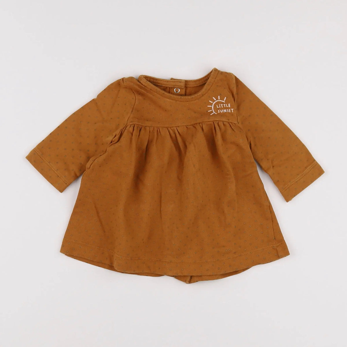 Vertbaudet - robe marron - 3 mois