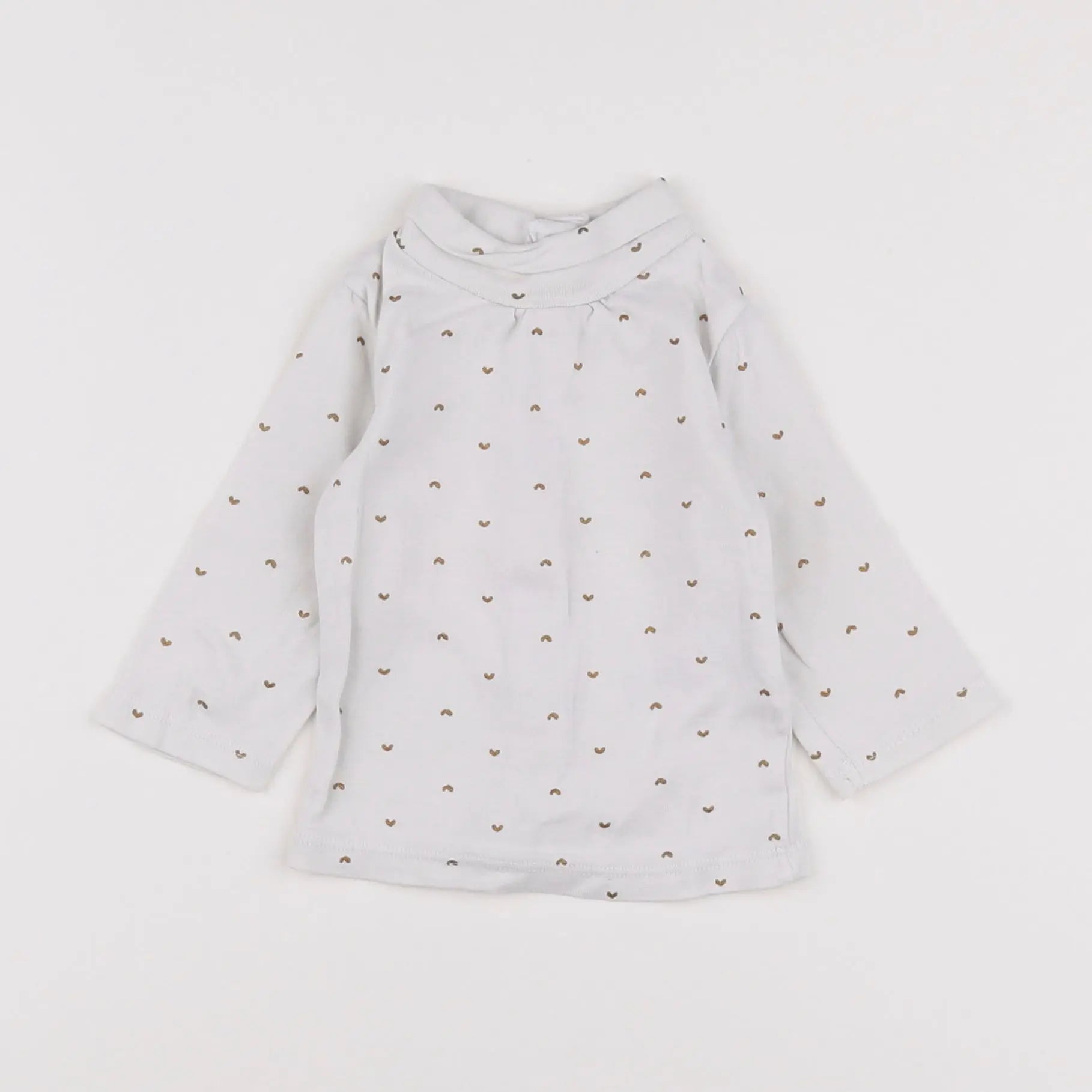 Vertbaudet - sous-pull blanc - 6 mois