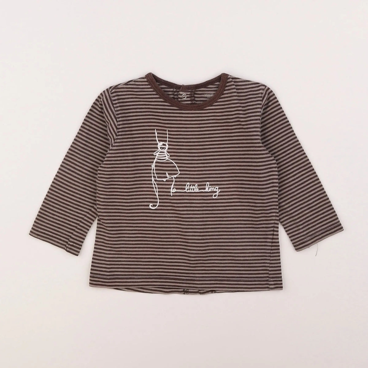 Vertbaudet - tee-shirt marron - 18 mois