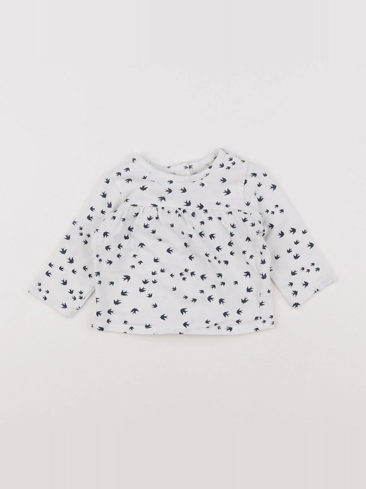 Vertbaudet - tee-shirt blanc - 3 mois