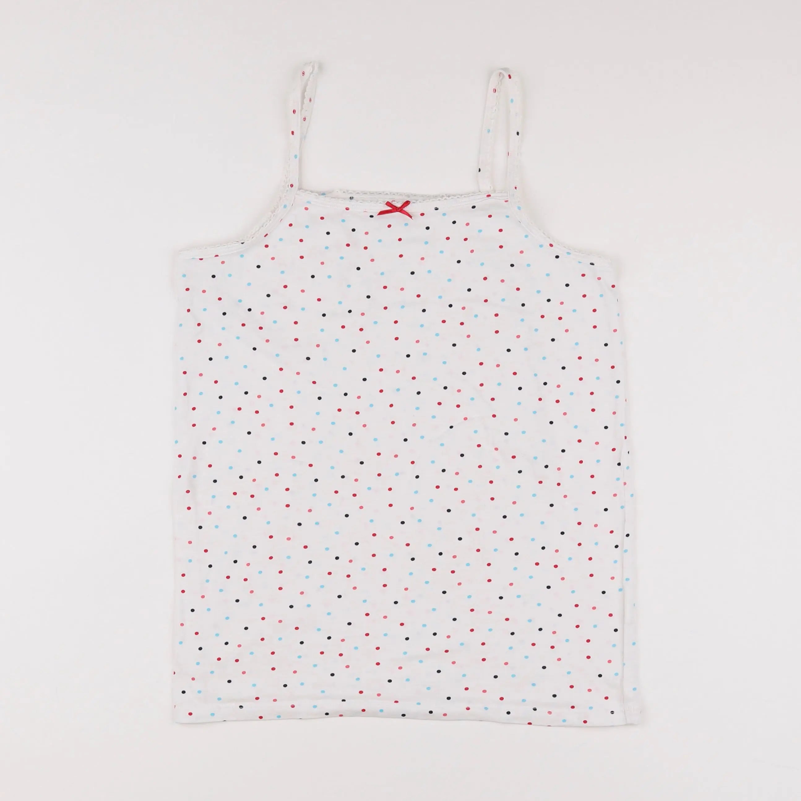 Vertbaudet - maillot de corps blanc, rose - 12 ans