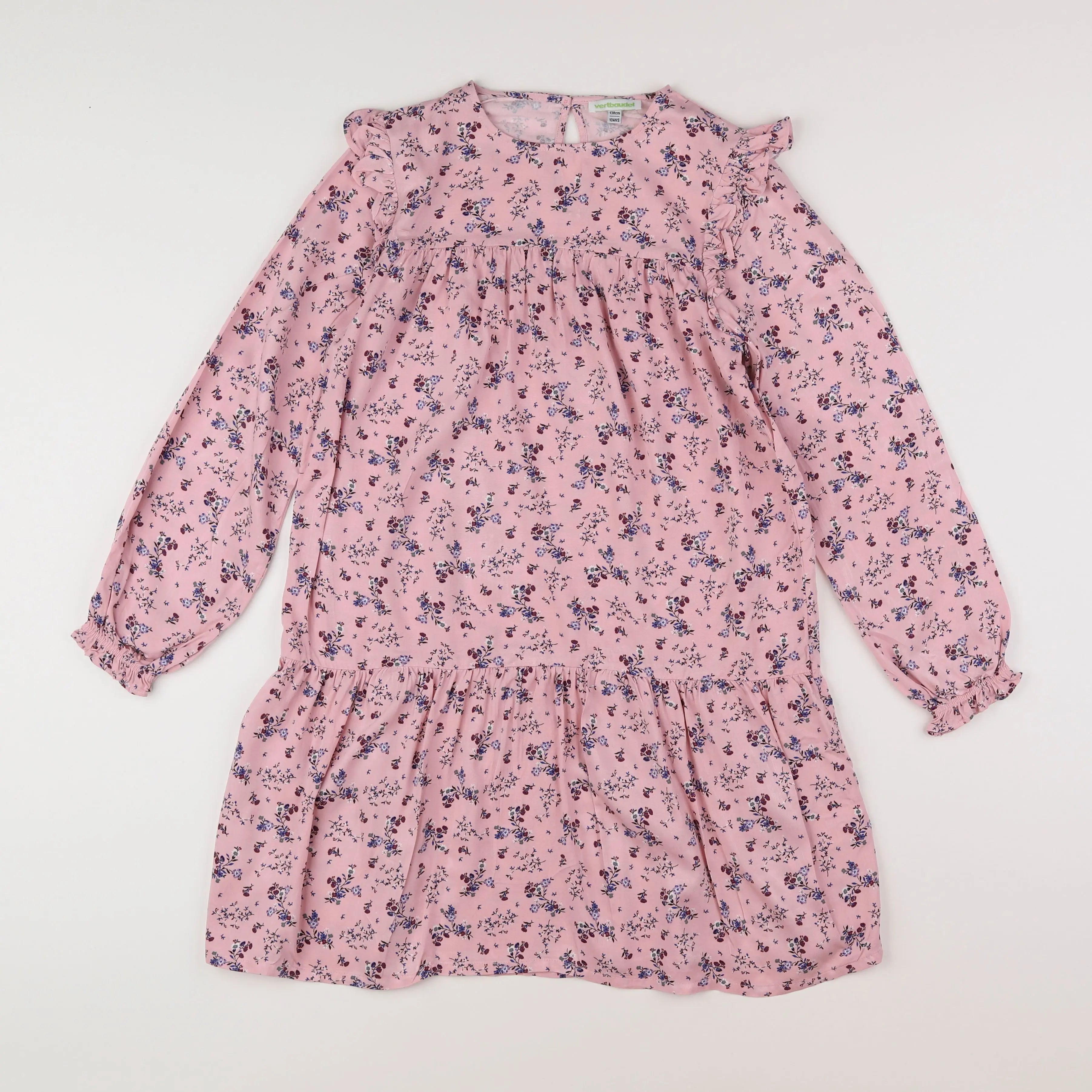 Vertbaudet - robe multicolore - 10 ans