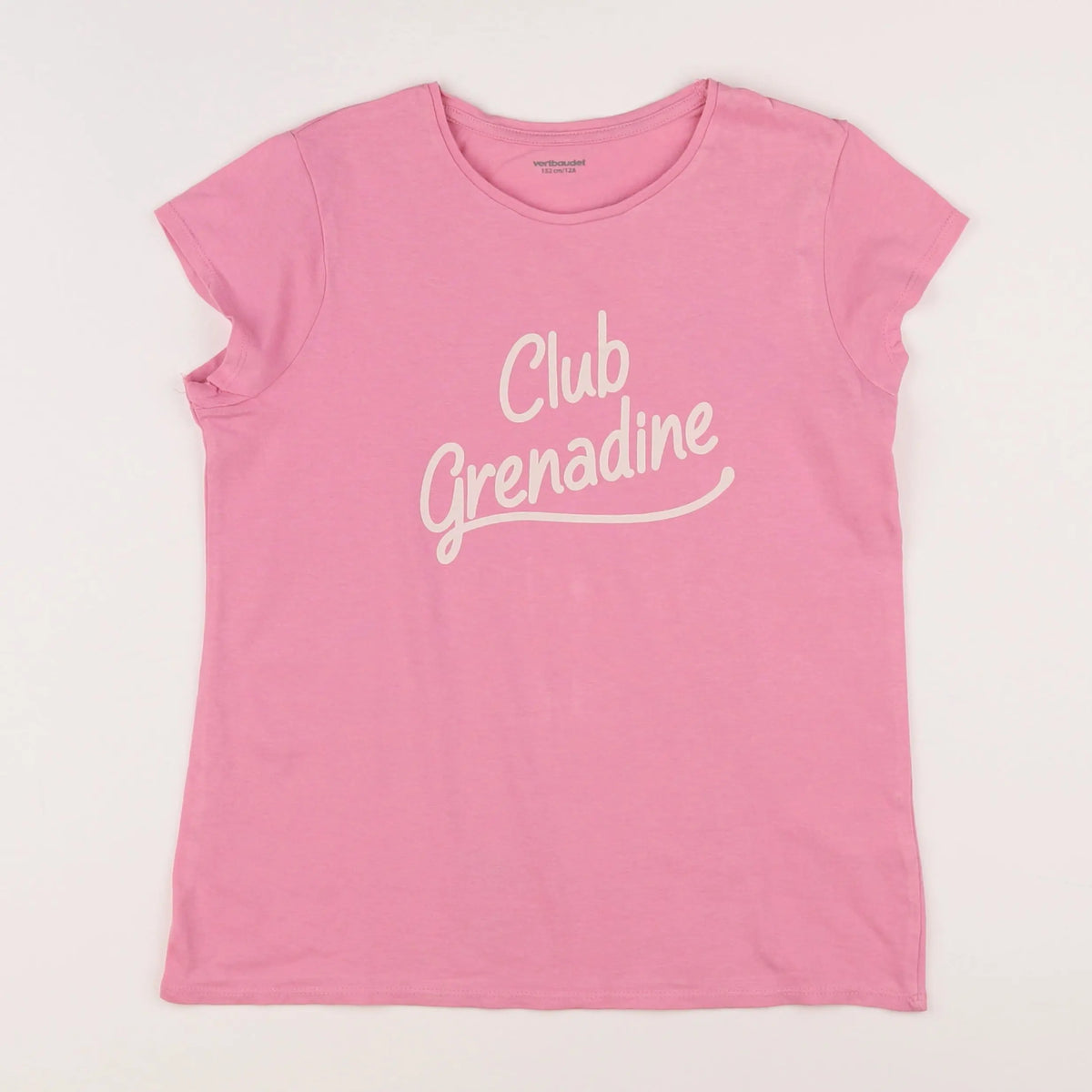 Vertbaudet - tee-shirt rose - 12 ans