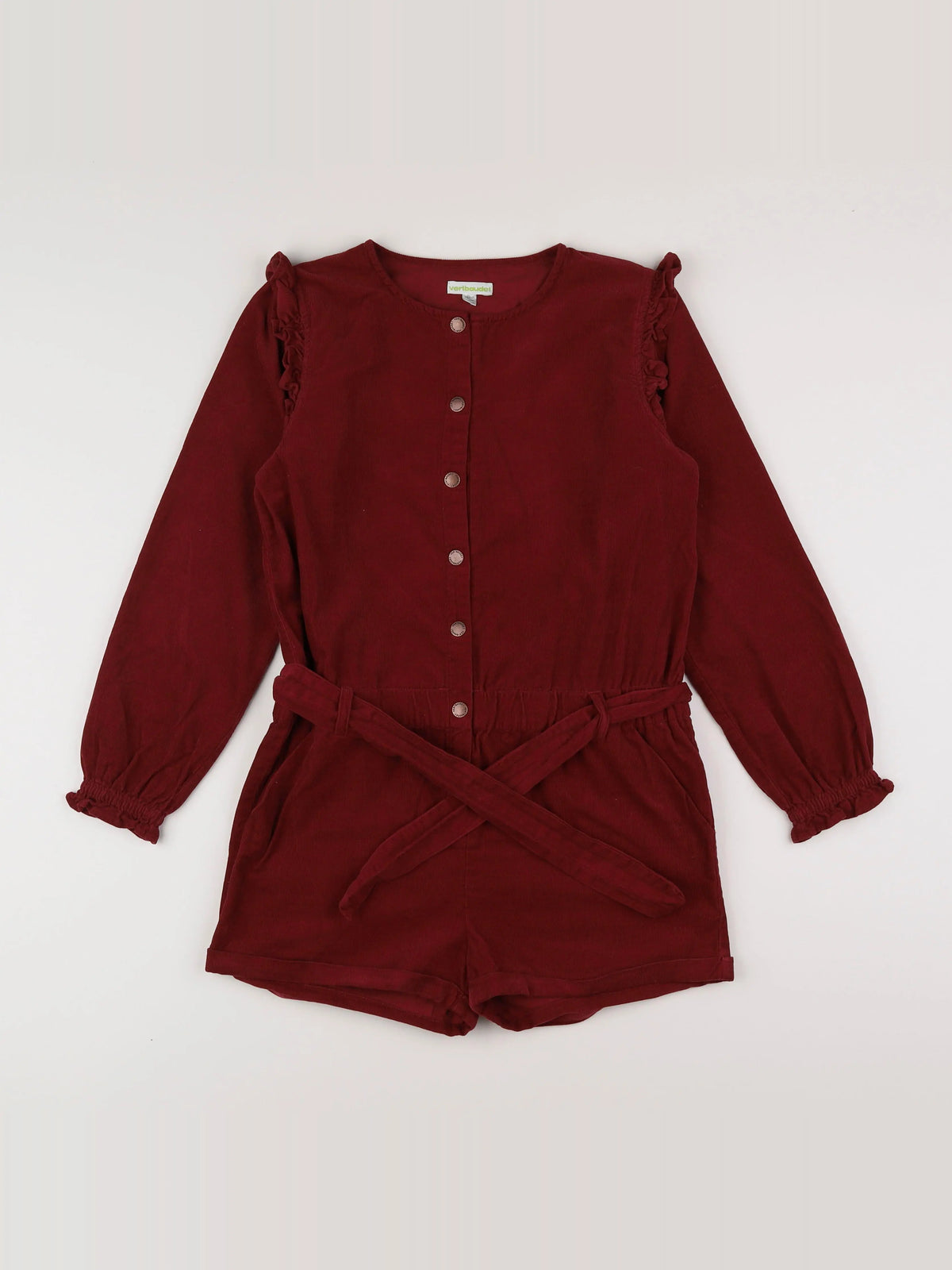 Vertbaudet - combinaison rouge - 12 ans