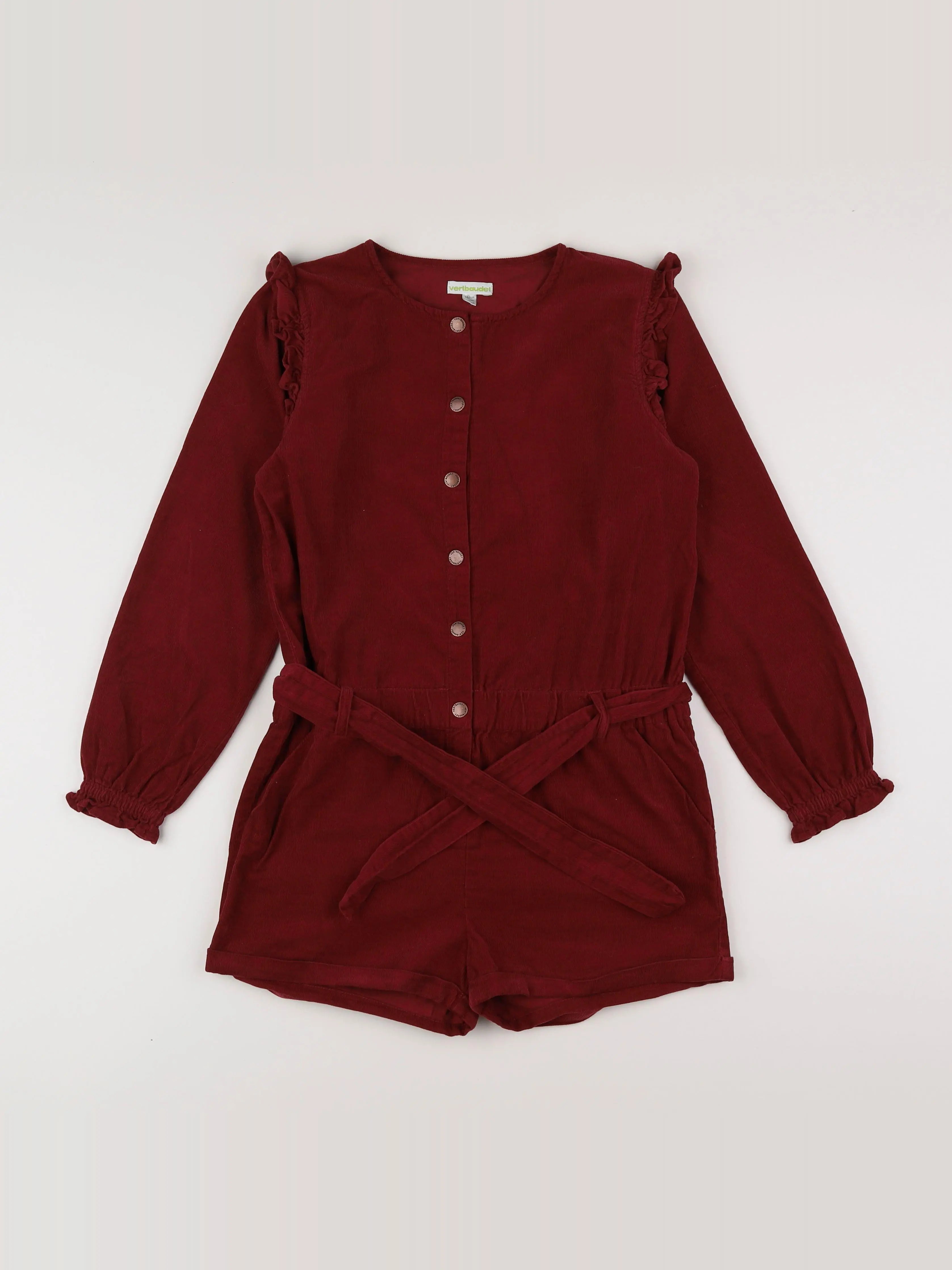 Vertbaudet - combinaison rouge - 12 ans