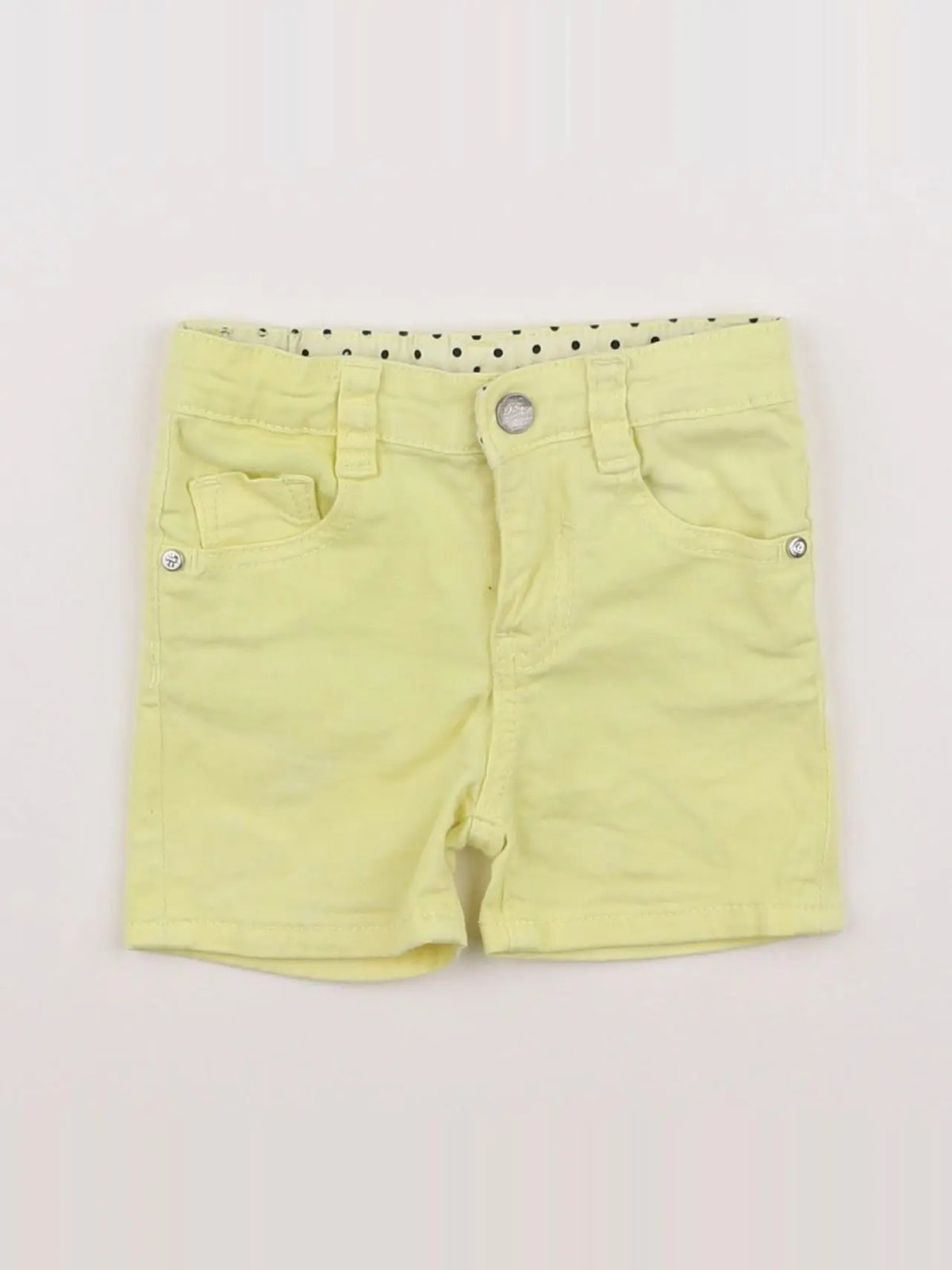 Dkny - short jaune - 9 mois