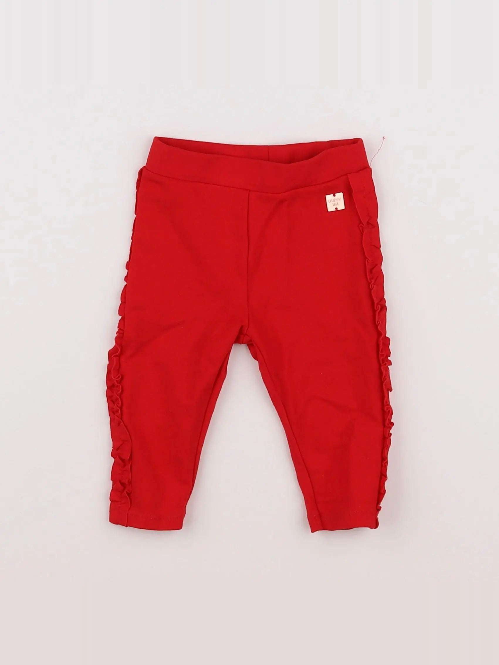 Carrément Beau - legging rouge - 6 mois