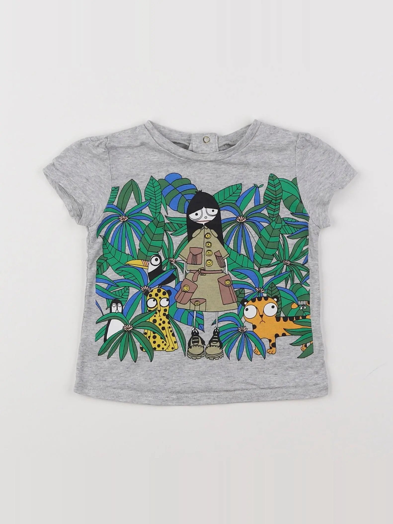 Little marc jacobs - tee-shirt gris - 6 mois