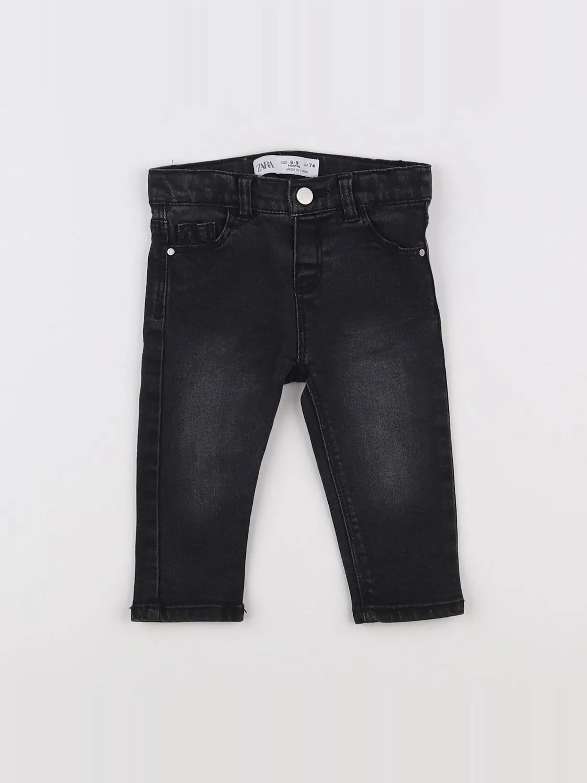 Zara - jean noir - 6/9 mois