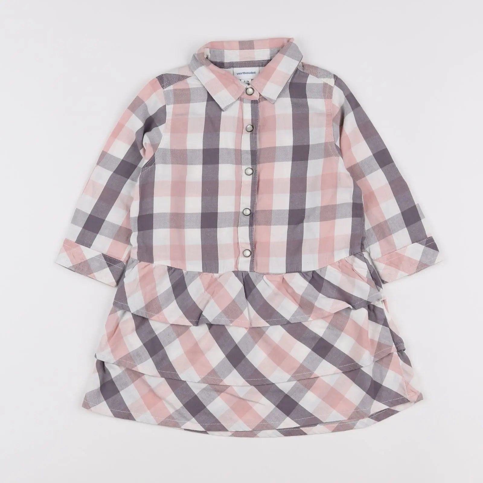 Vertbaudet - robe multicolore - 18 mois