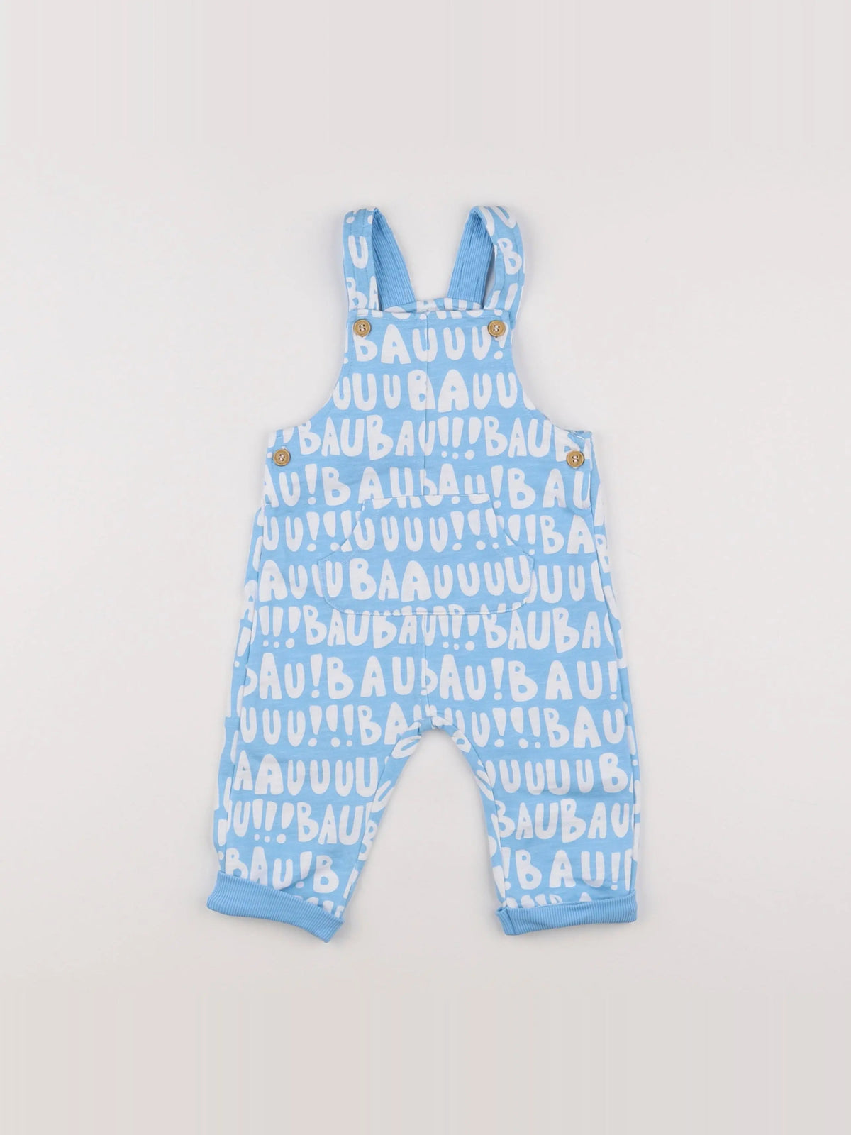 Benetton - salopette bleu - 6 mois
