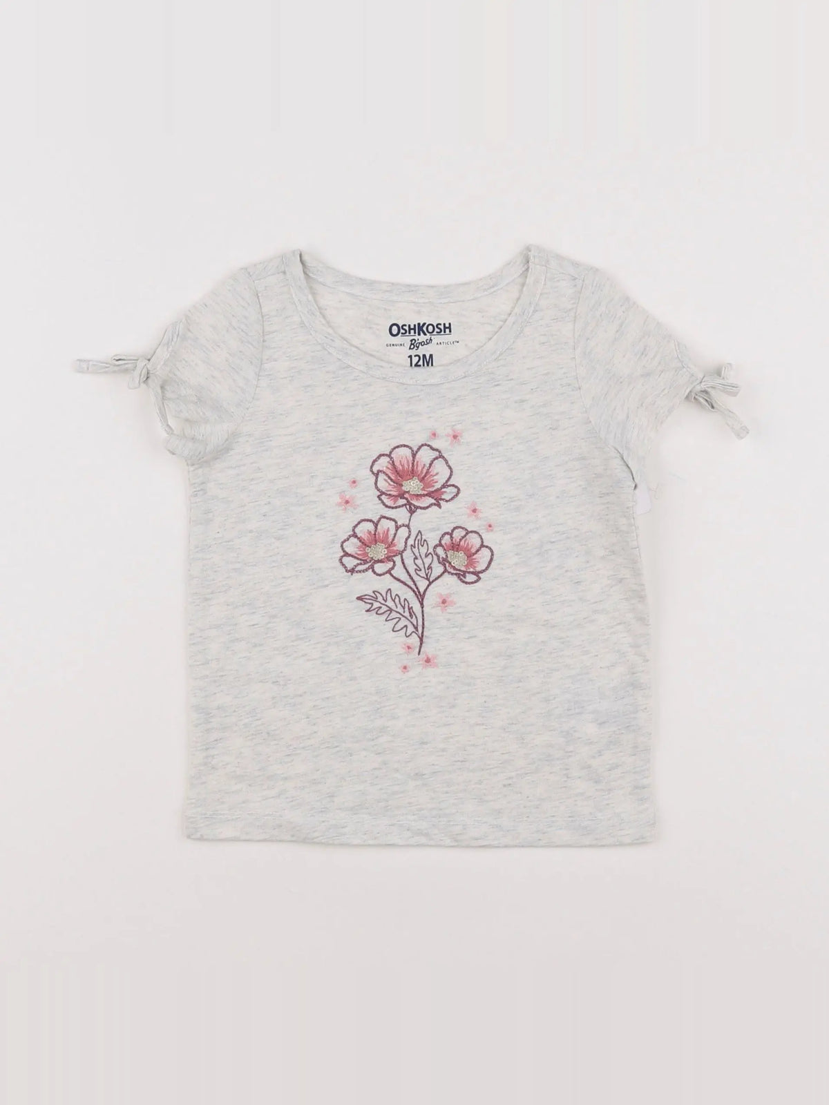 Oshkosh - tee-shirt gris - 12 mois