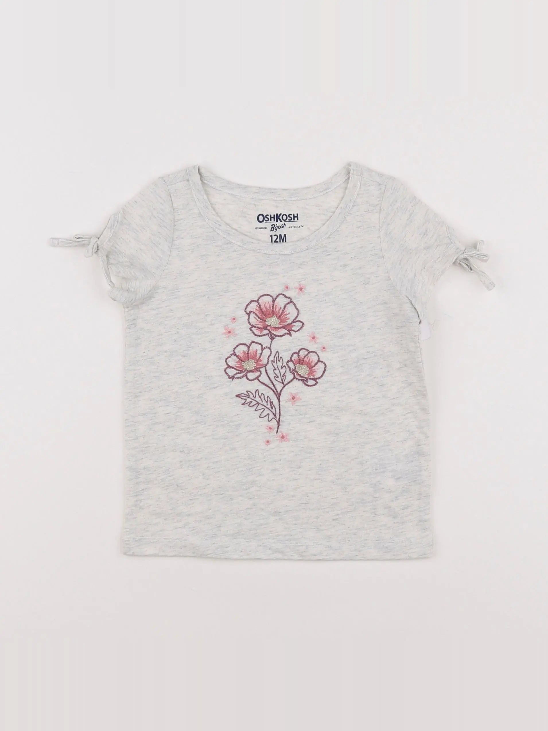 Oshkosh - tee-shirt gris - 12 mois