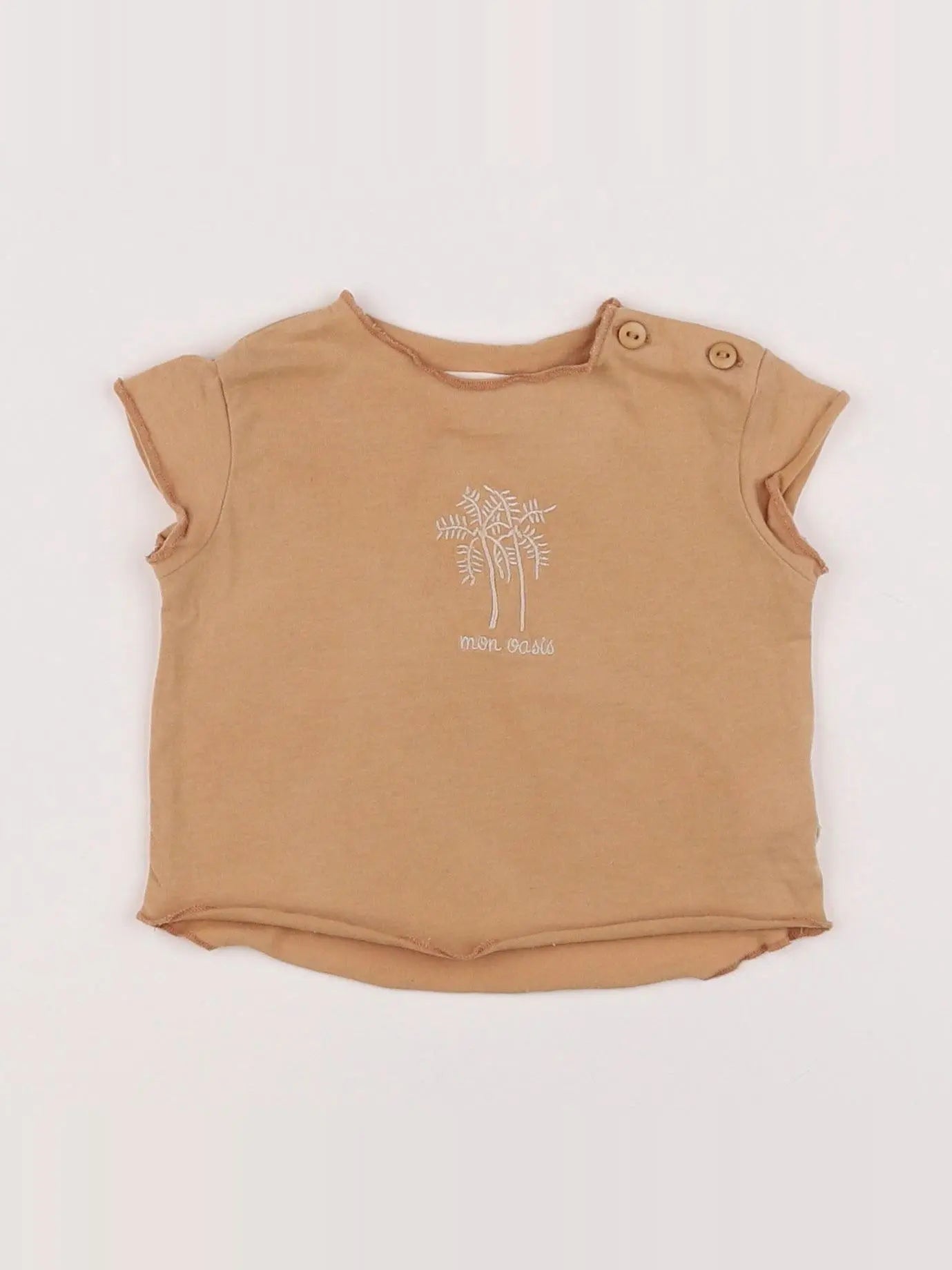 Arsène et les pipelettes - tee-shirt beige - 3 mois