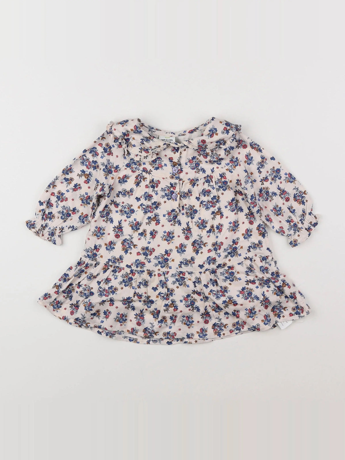 Tape à l'oeil - robe blanc, multicolore - 9 mois