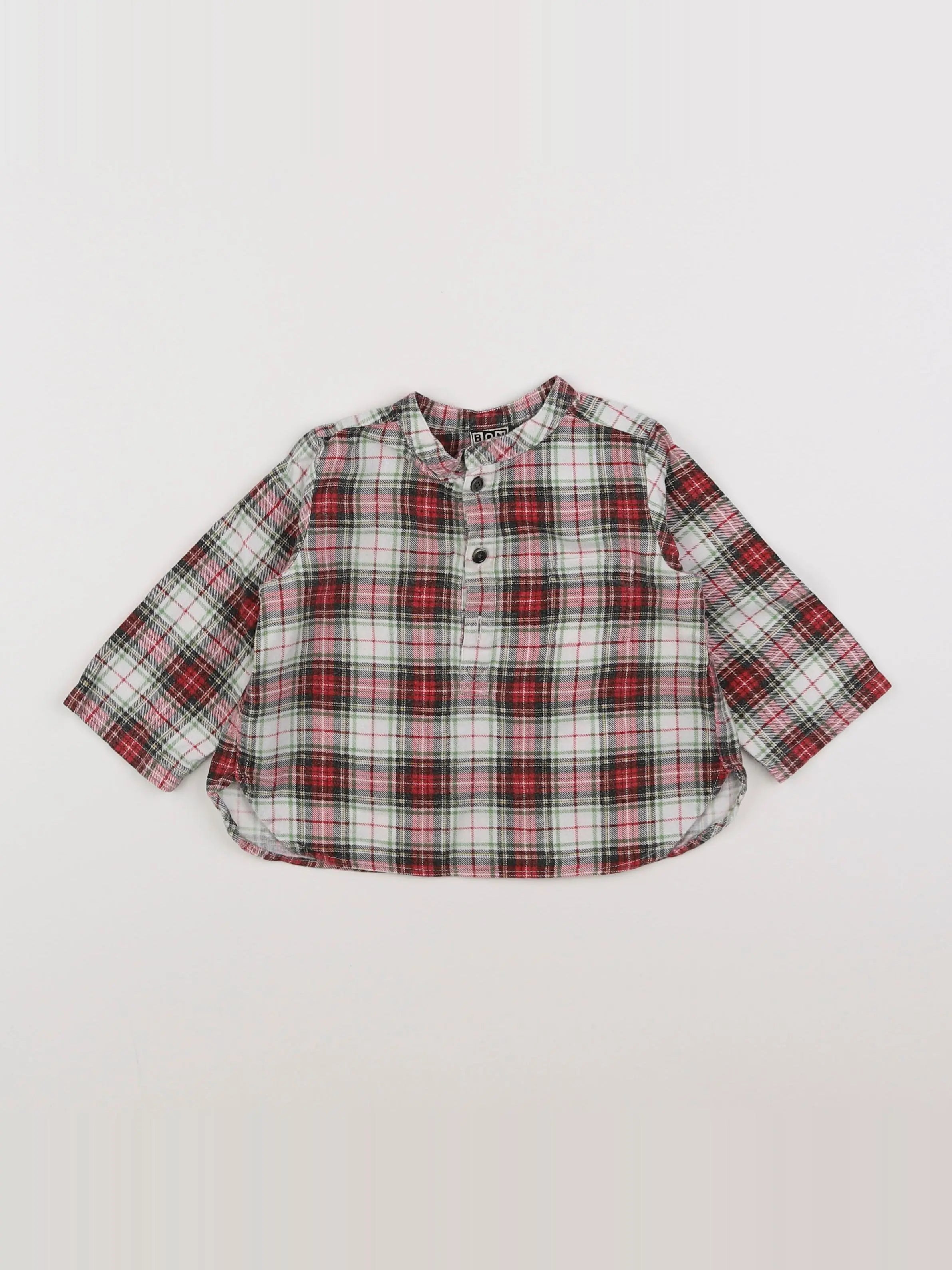 Bonton - chemise multicolore - 12 mois