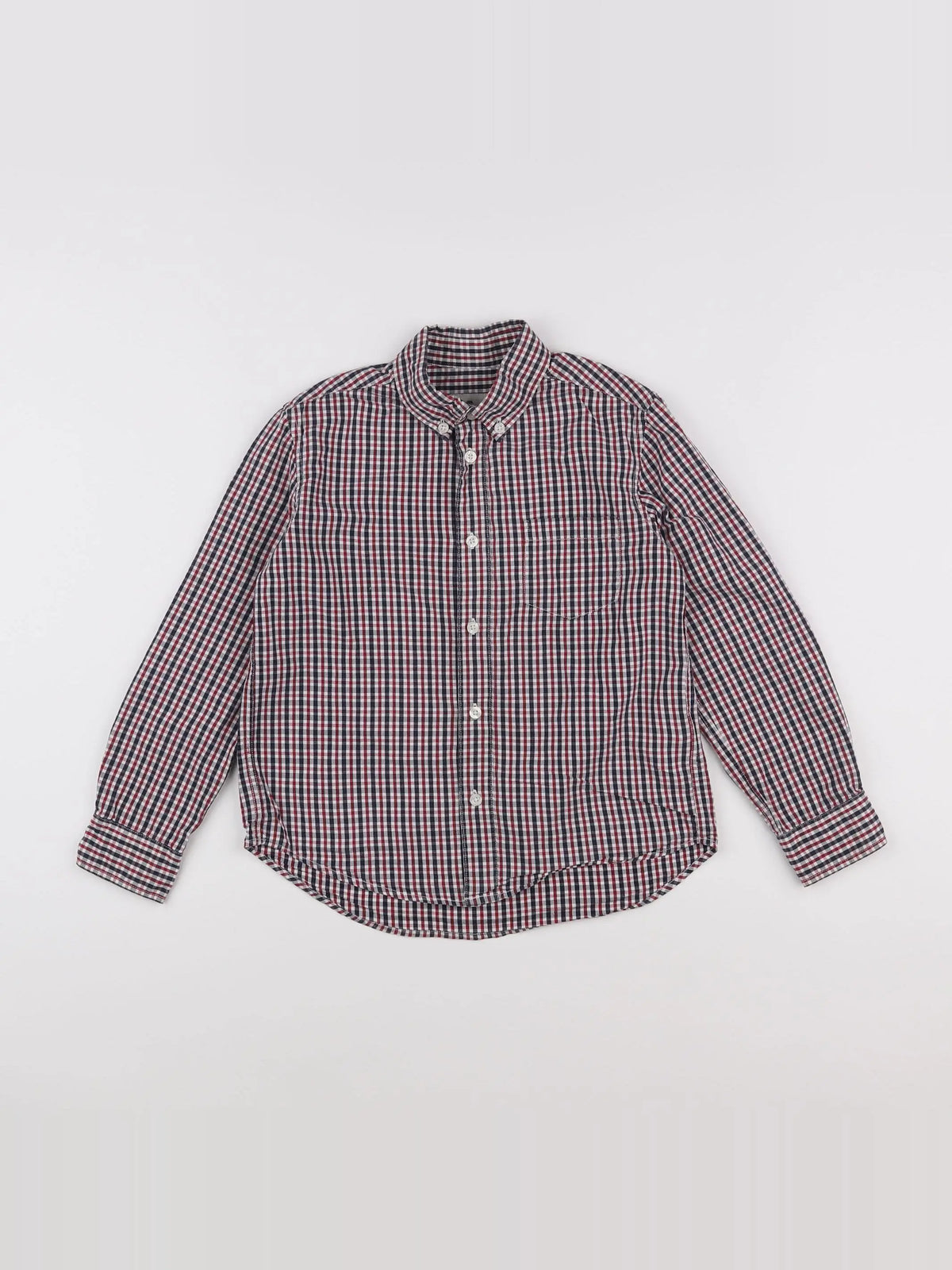 Cyrillus - chemise rouge - 8 ans