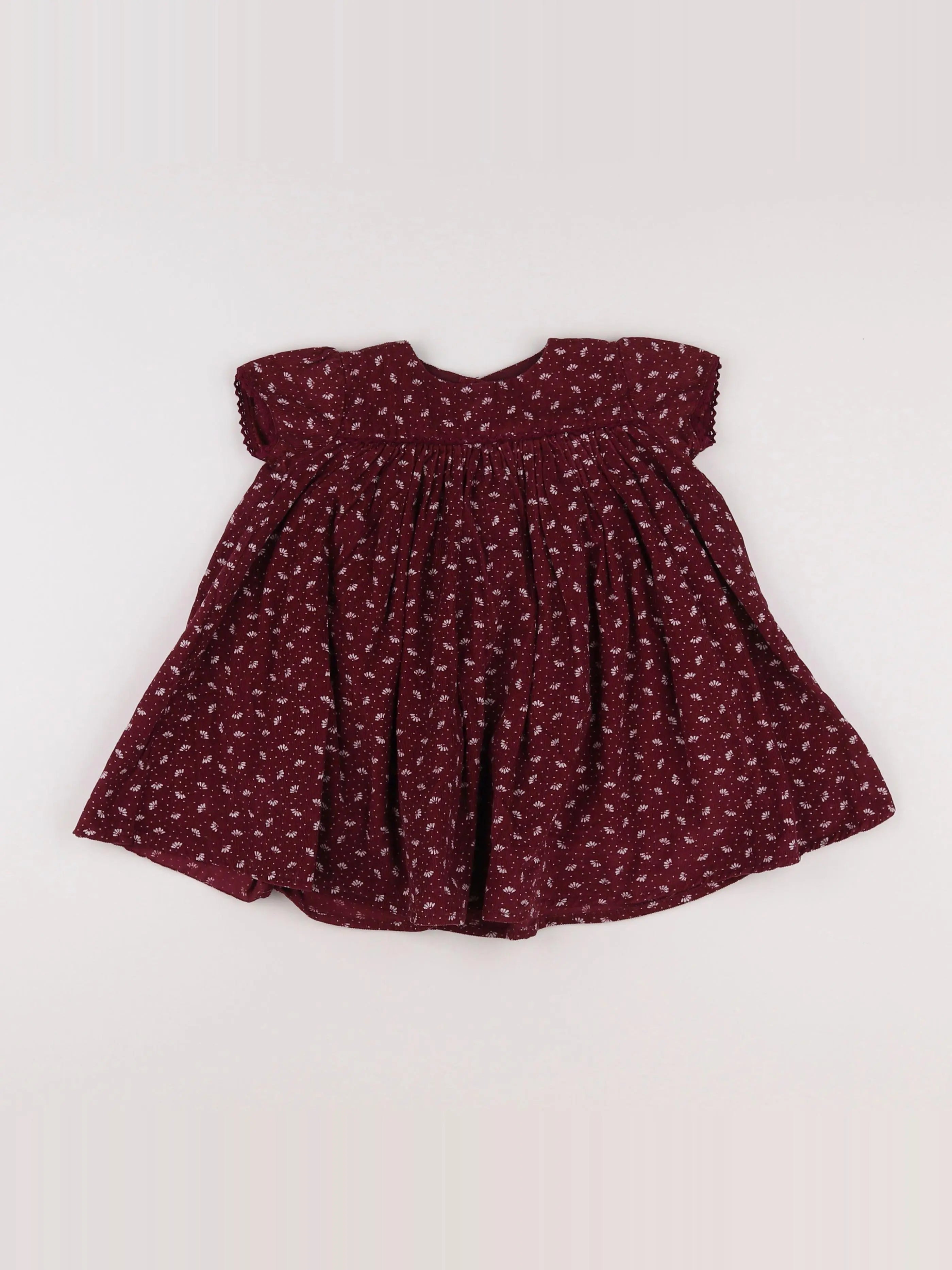 Bouchara - robe violet - 12 mois