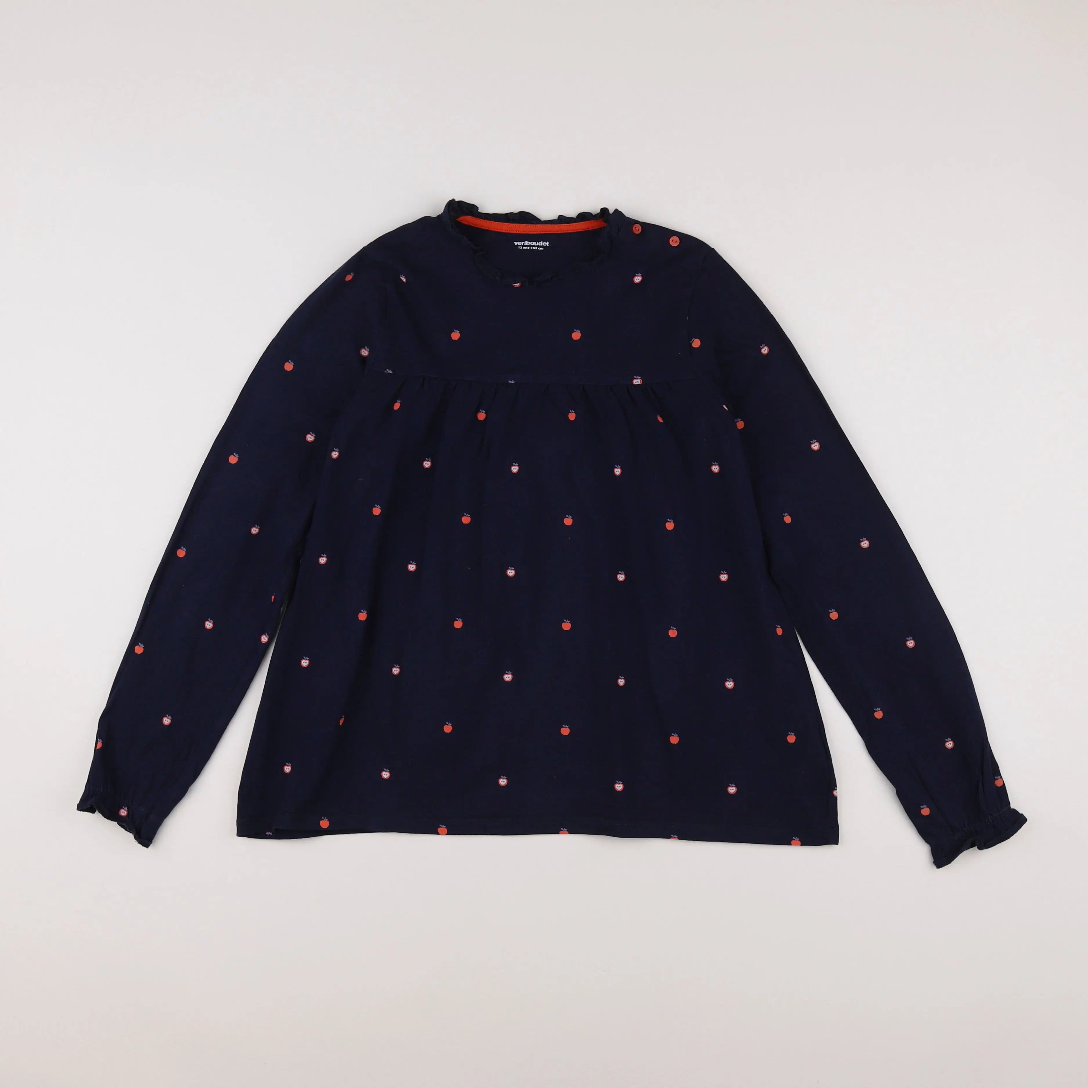 Vertbaudet - tee-shirt bleu, multicolore - 12 ans
