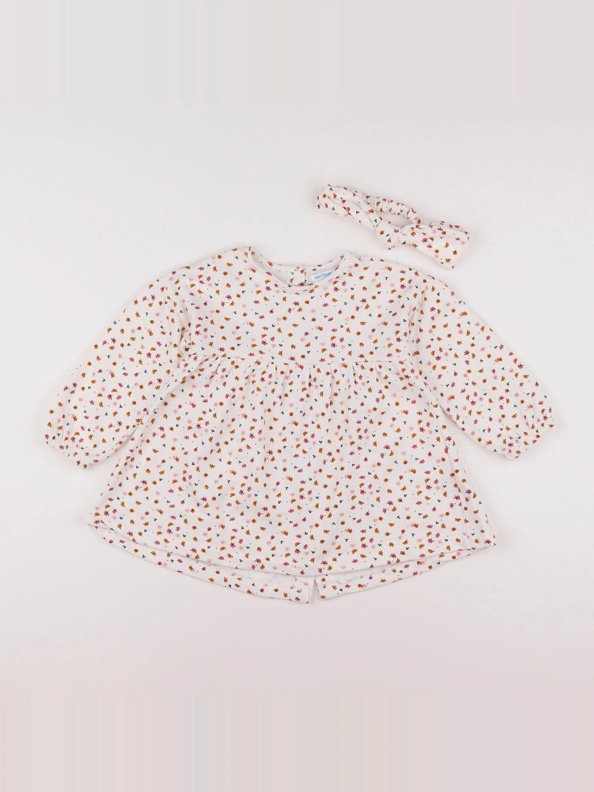 Vertbaudet - ensemble blanc, multicolore - 2 ans