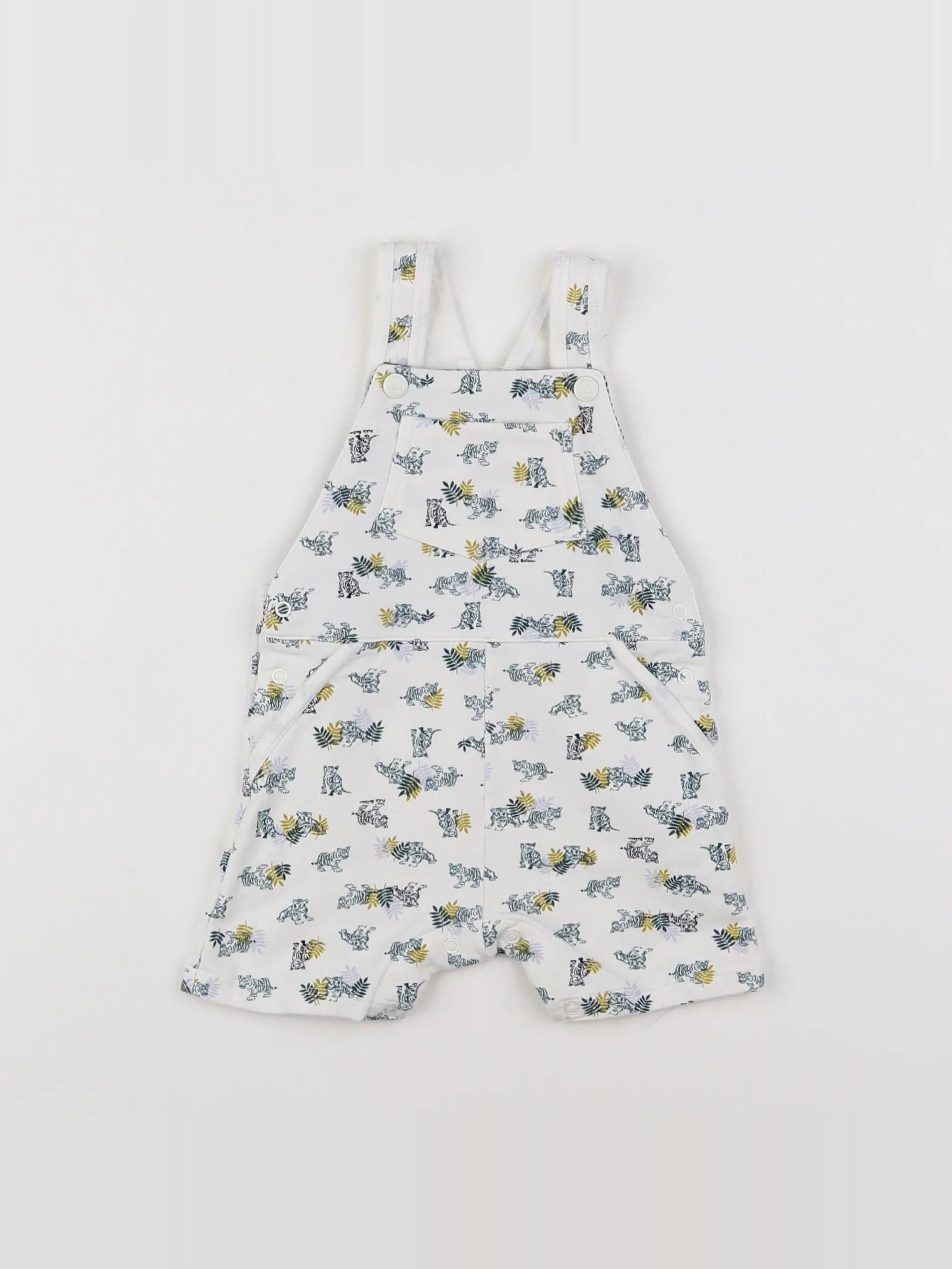 Petit Bateau - salopette multicolore - 6 mois