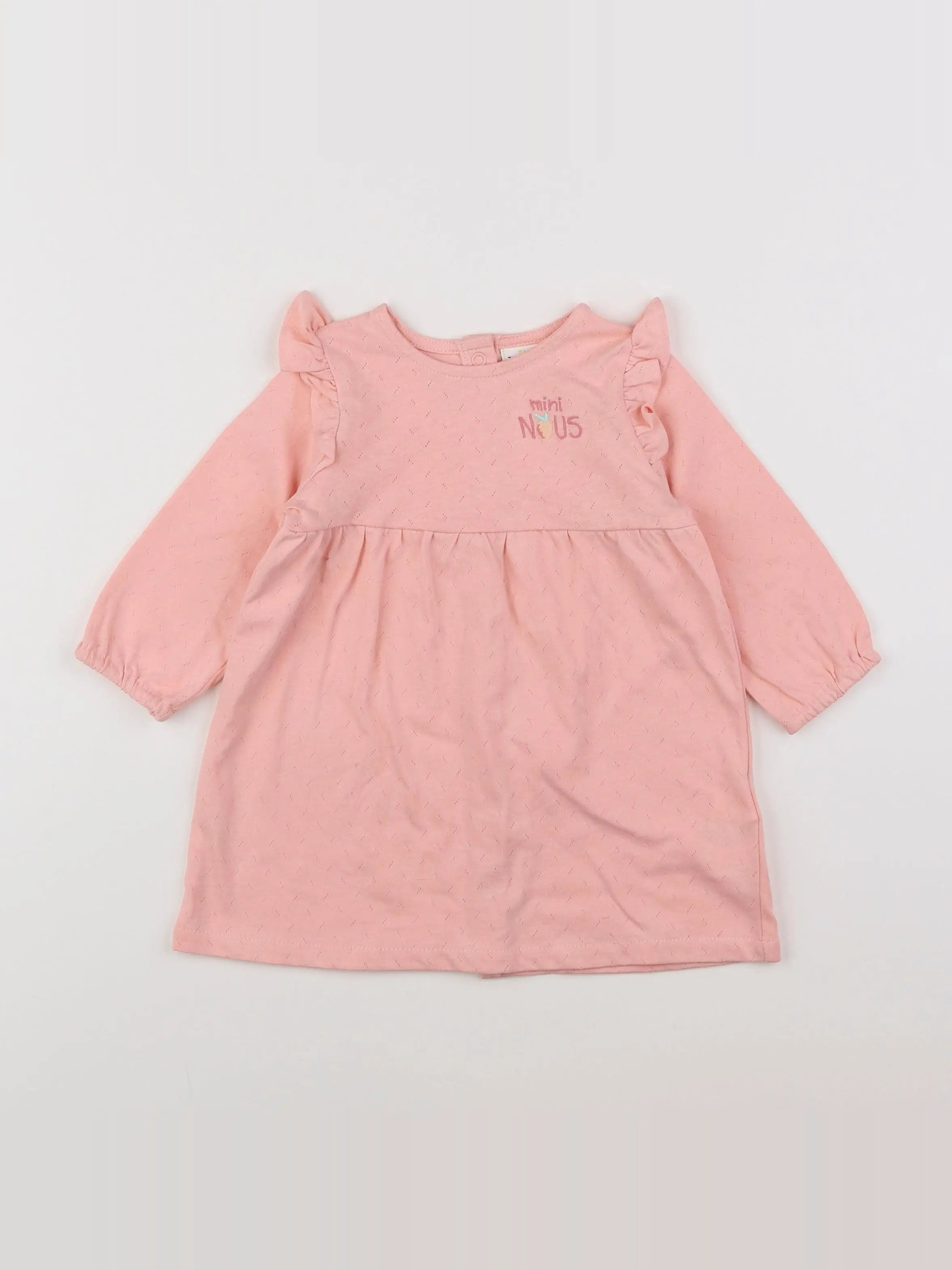 Tape à l'oeil - robe rose - 12 mois