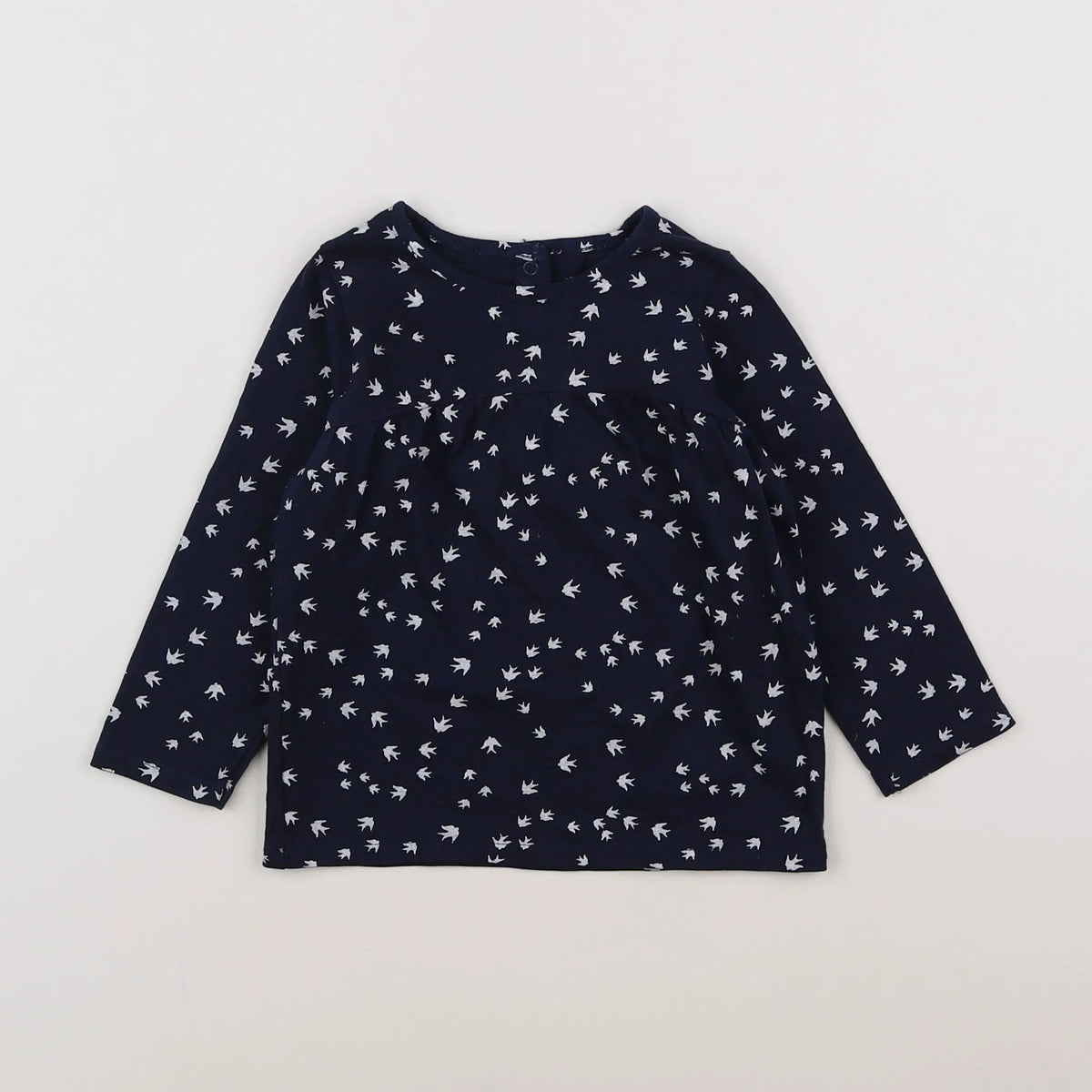 Vertbaudet - tee-shirt bleu - 18 mois