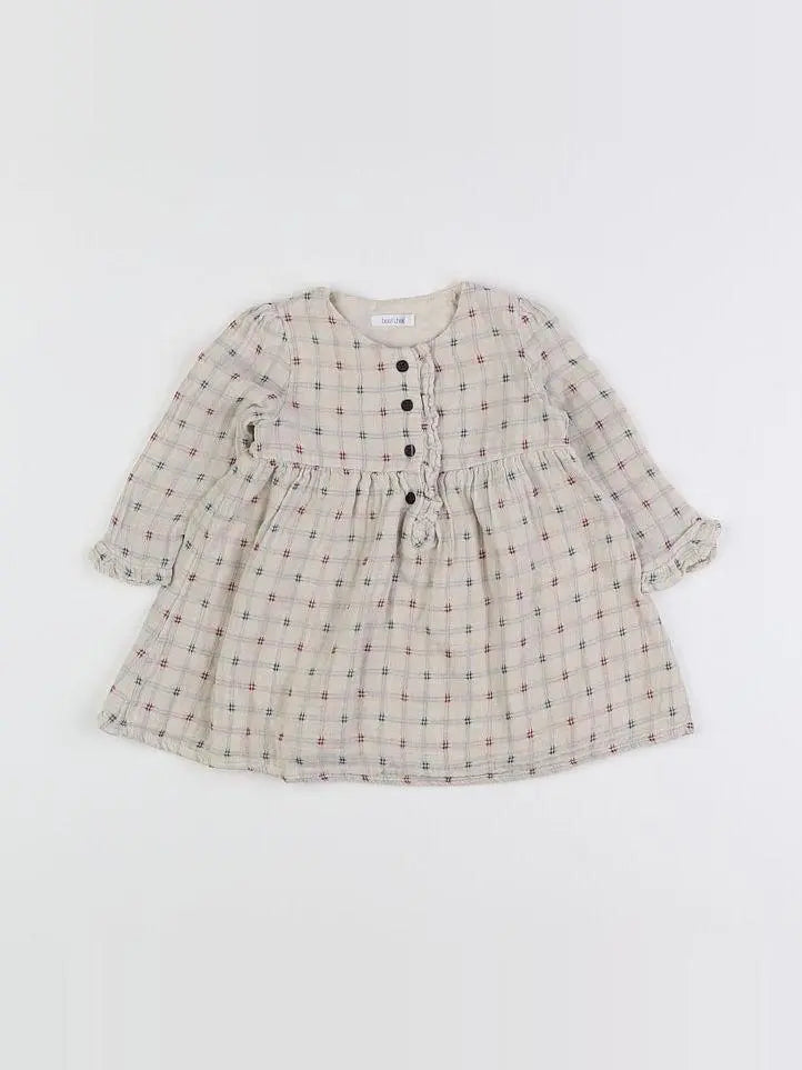 Boutchou - robe beige - 6 mois