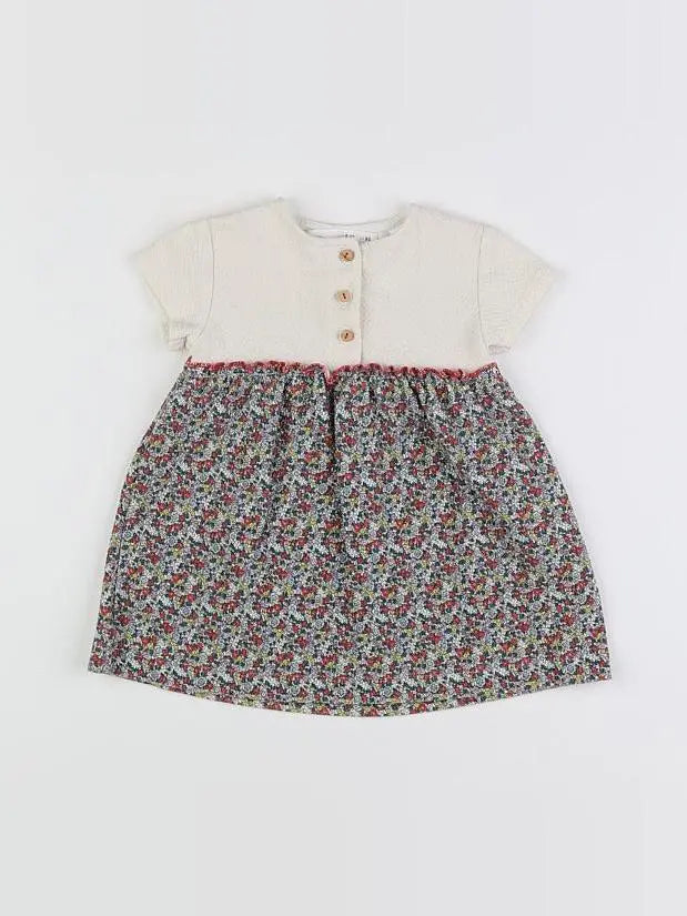 Zara - robe multicolore - 9/12 mois