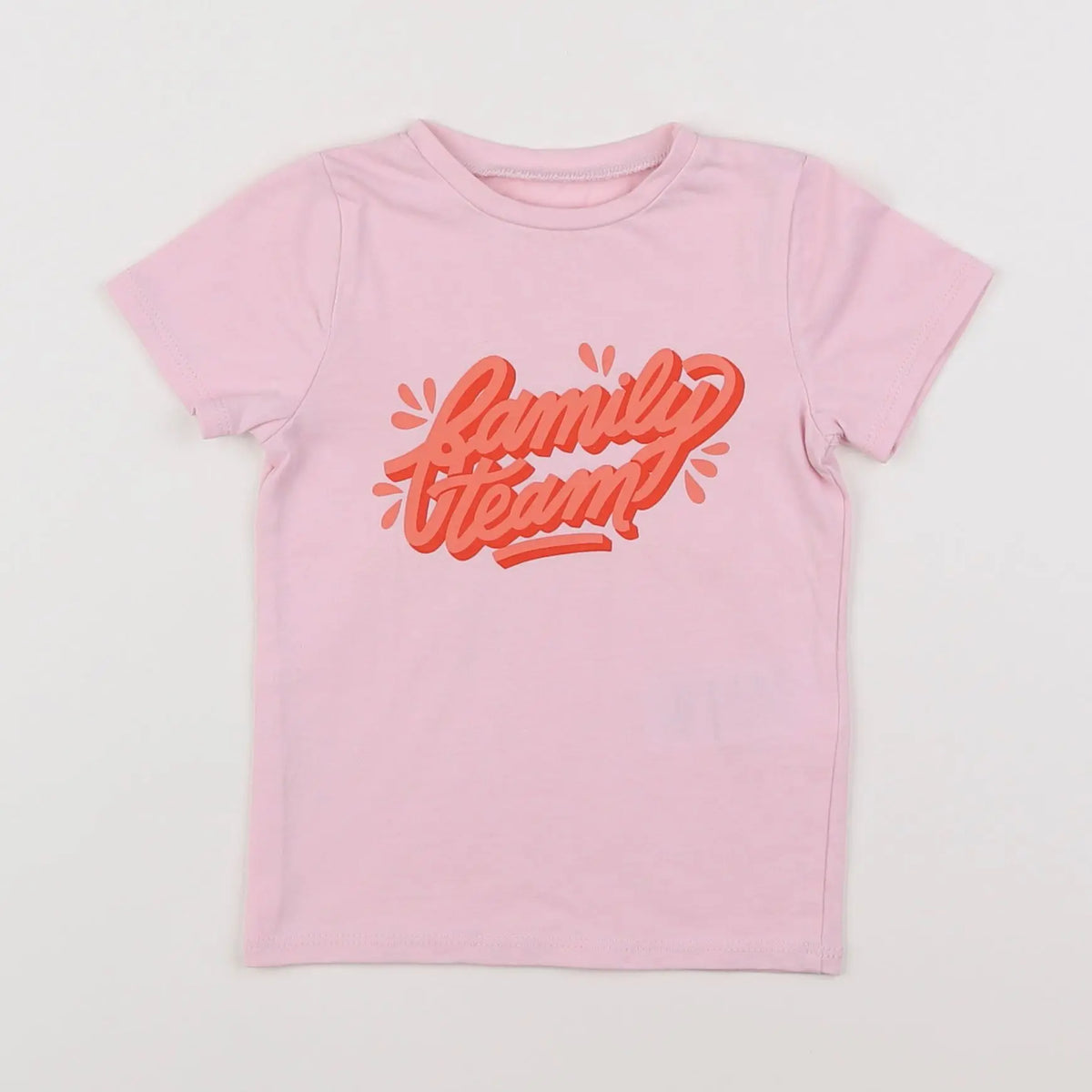 Vertbaudet - tee-shirt rose - 9 mois