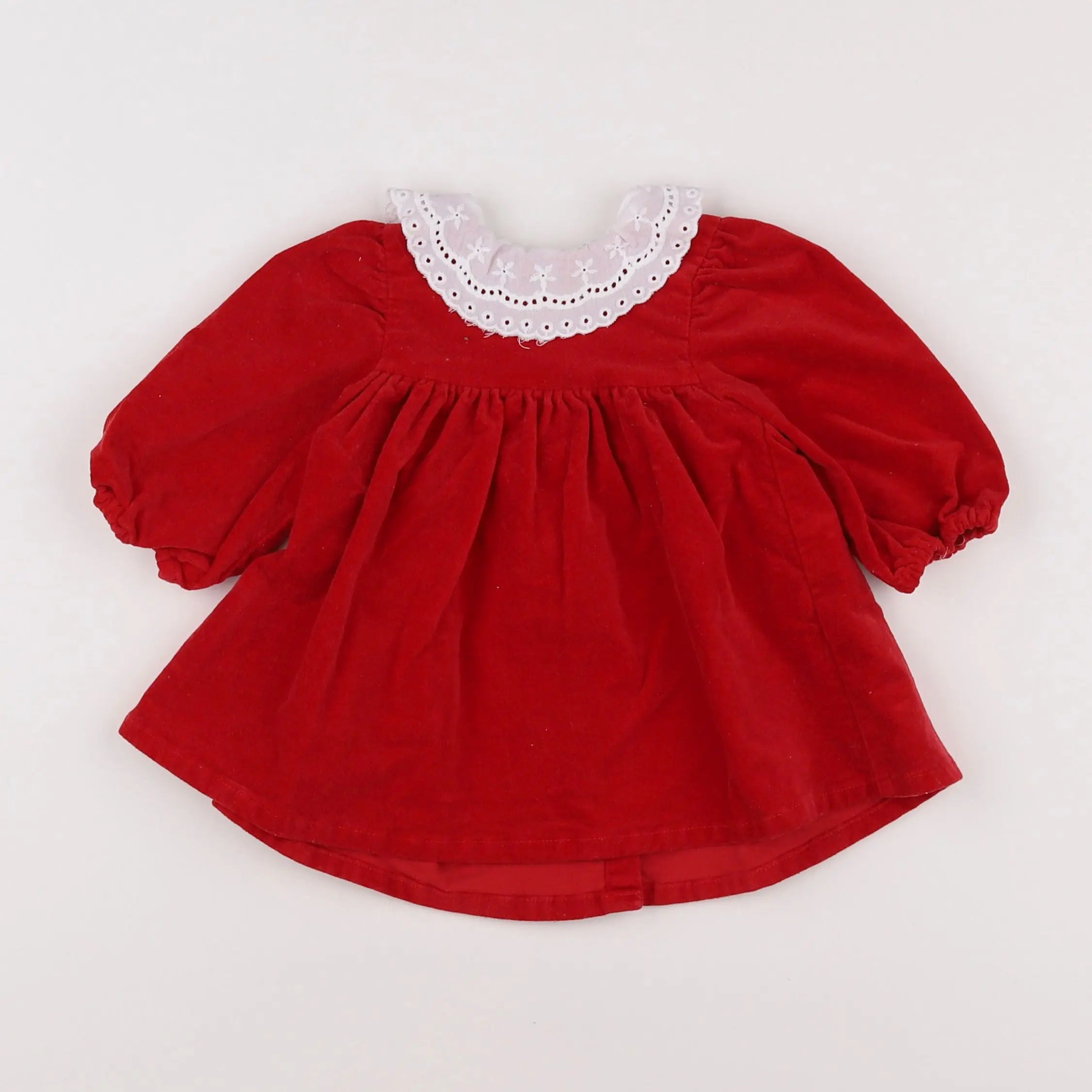 Vertbaudet - robe rouge - 6 mois