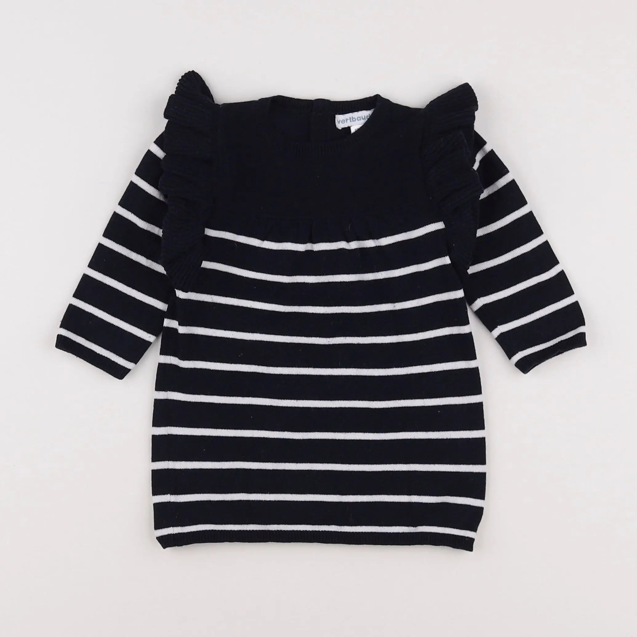 Vertbaudet - robe bleu - 6 mois