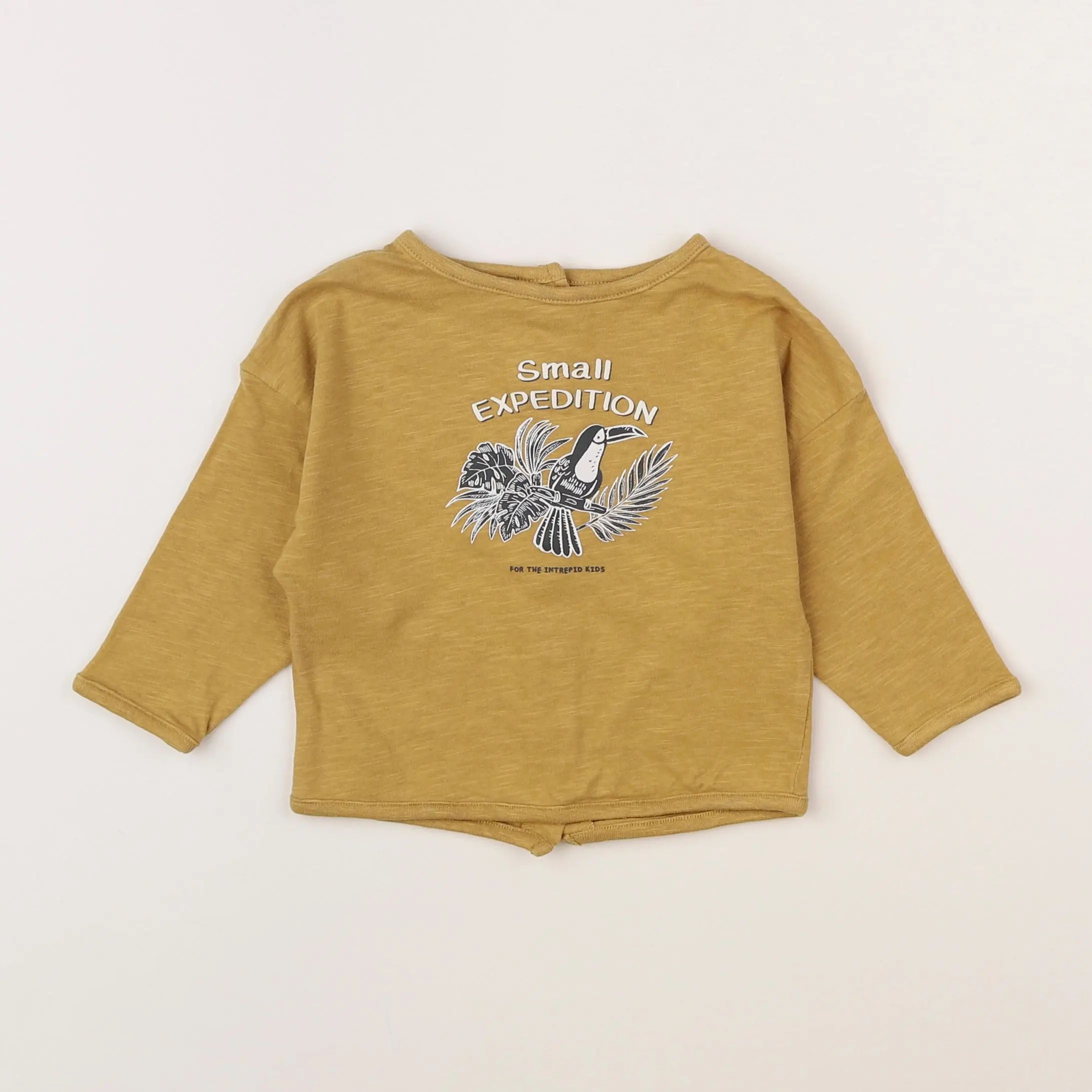 Vertbaudet - tee-shirt jaune - 9 mois