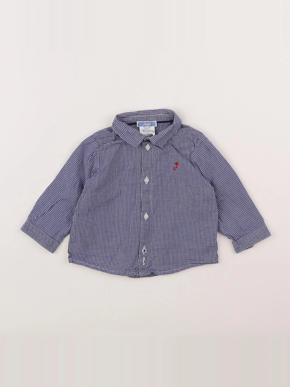 Jacadi - chemise bleu - 12 mois