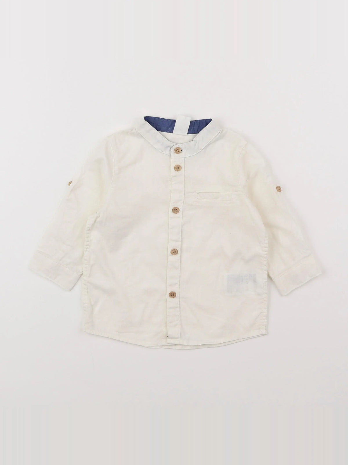 H&M - chemise beige - 3/6 mois