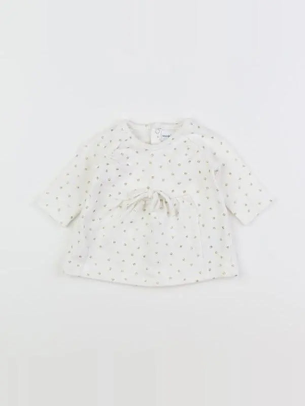 Vertbaudet - robe blanc - 1 mois