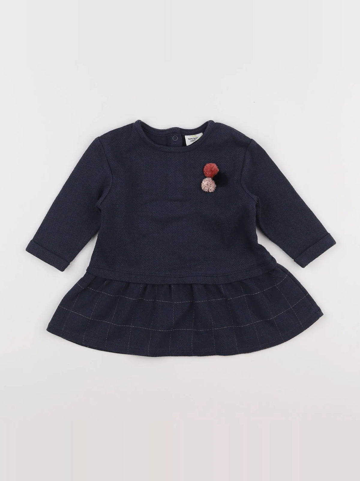 Tape à l'oeil - robe bleu - 12 mois