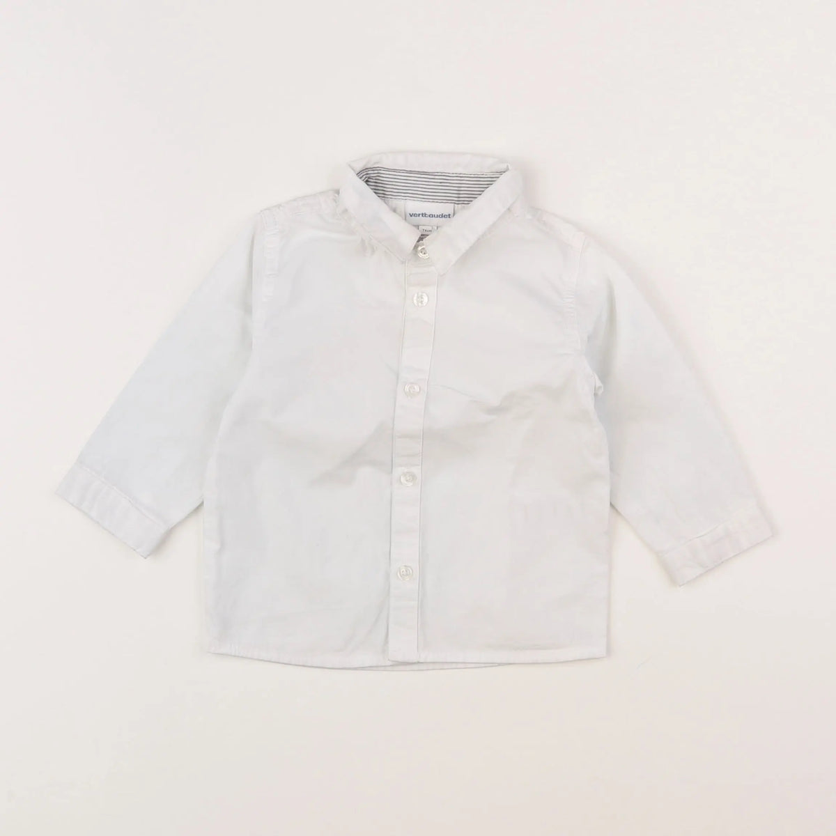 Vertbaudet - chemise blanc - 12 mois