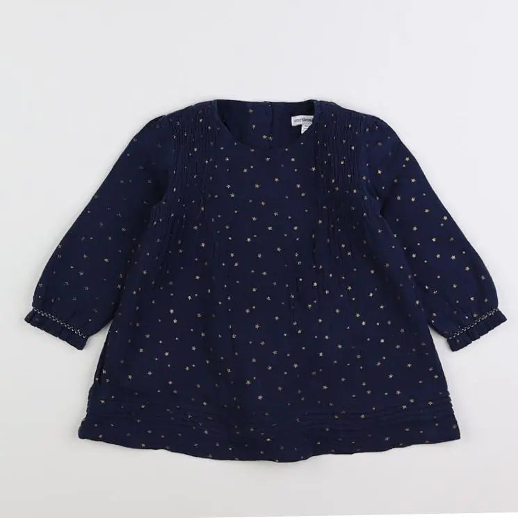 Vertbaudet - robe bleu - 2 ans