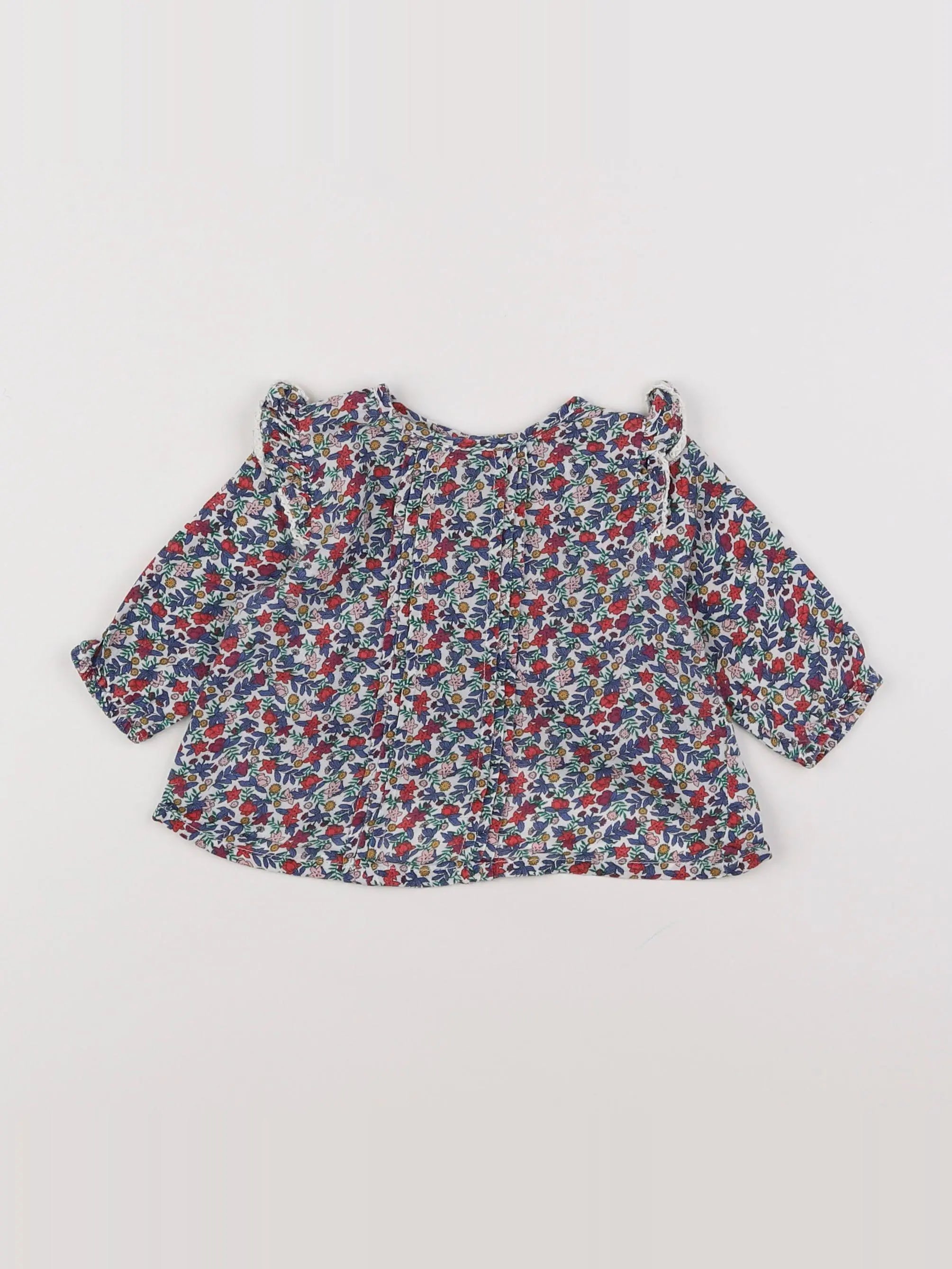 Boutchou - blouse multicolore - 6 mois