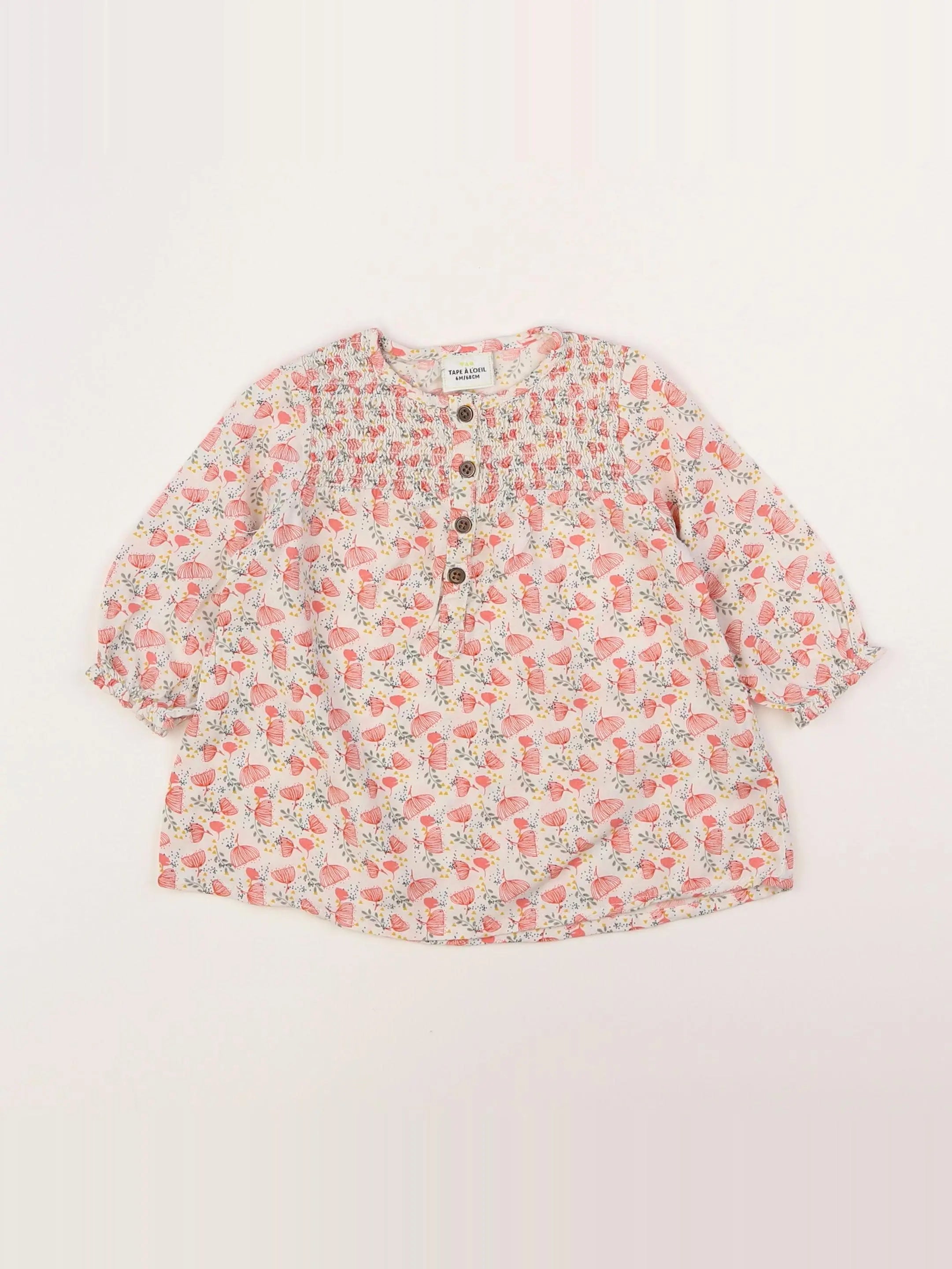 Tape à l'oeil - robe multicolore - 6 mois