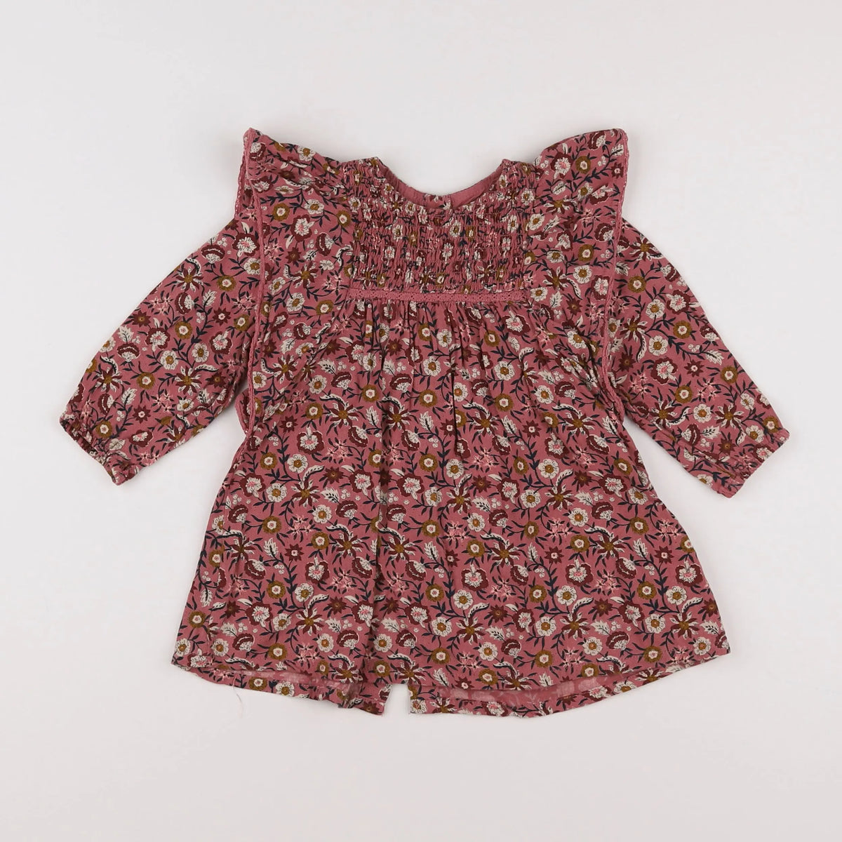 Vertbaudet - robe rose - 12 mois